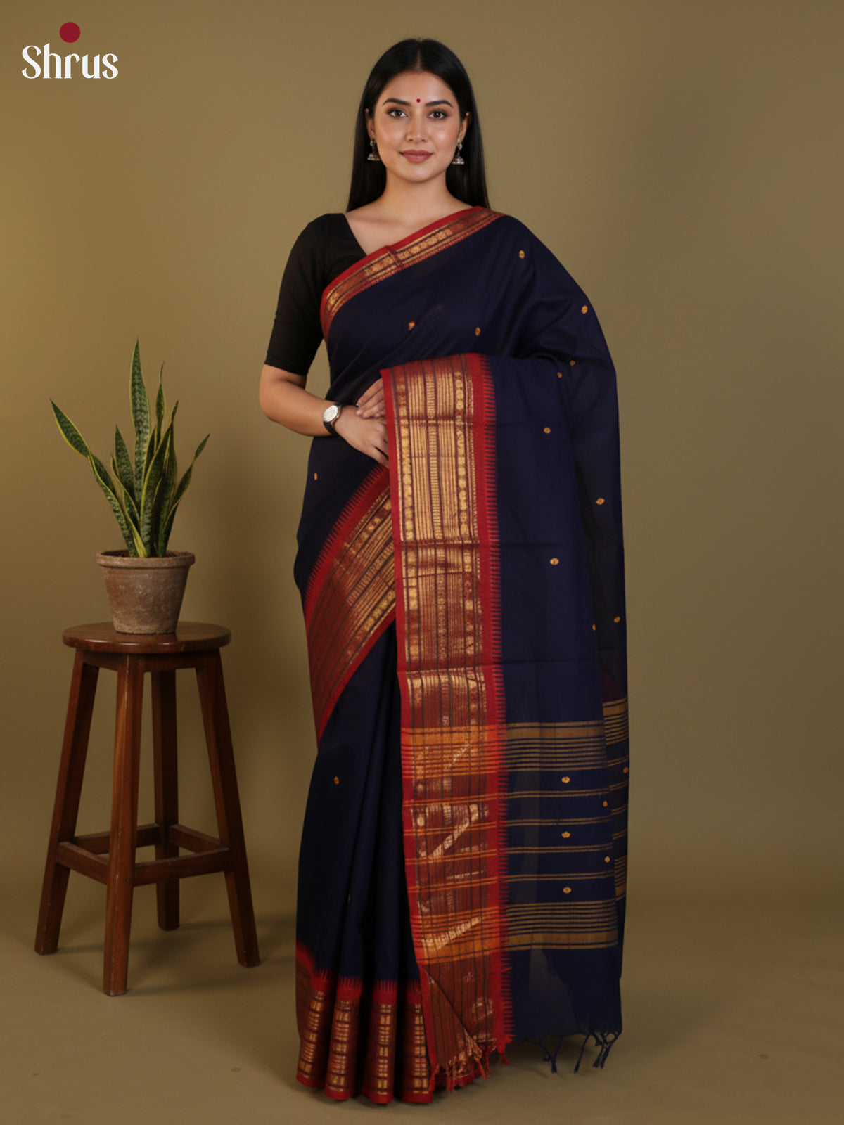 DLS29066 - Chettinad Cotton Saree - Shop on Shrus.com