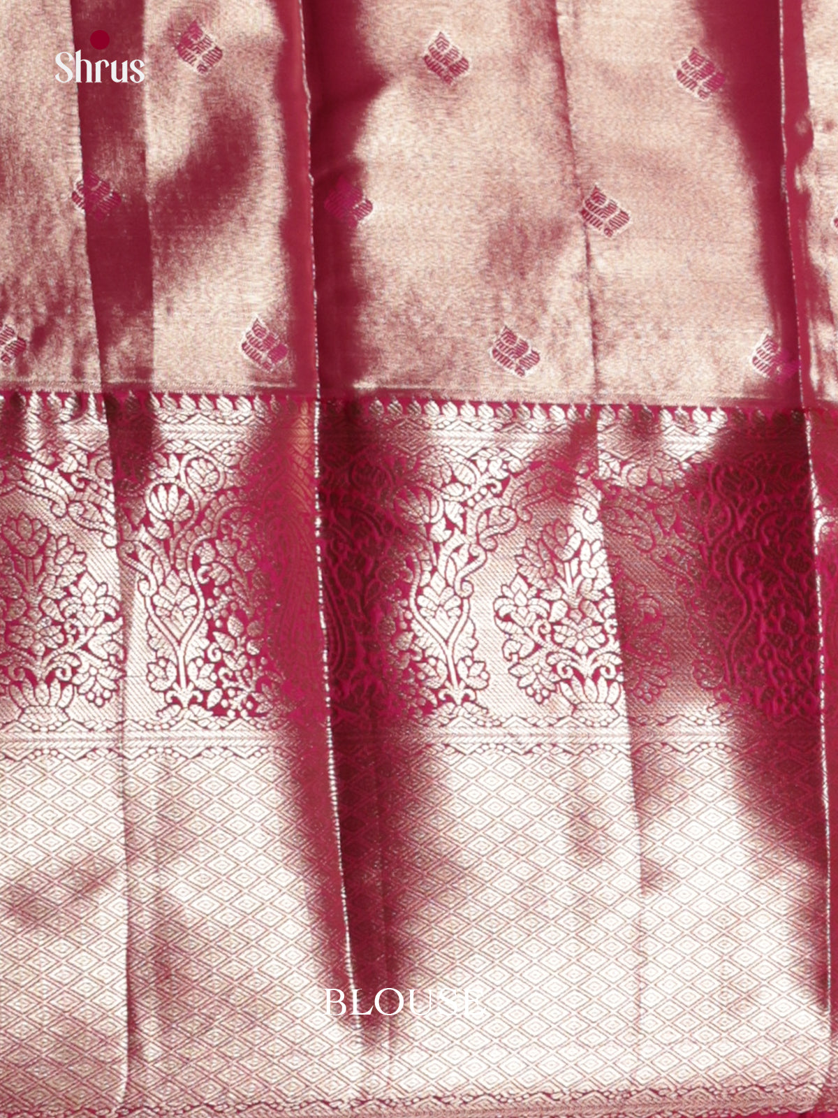 Teal Green & Pink- Kanchipuram-halfpure Saree - DLS29080 - Shop on Shrus.com