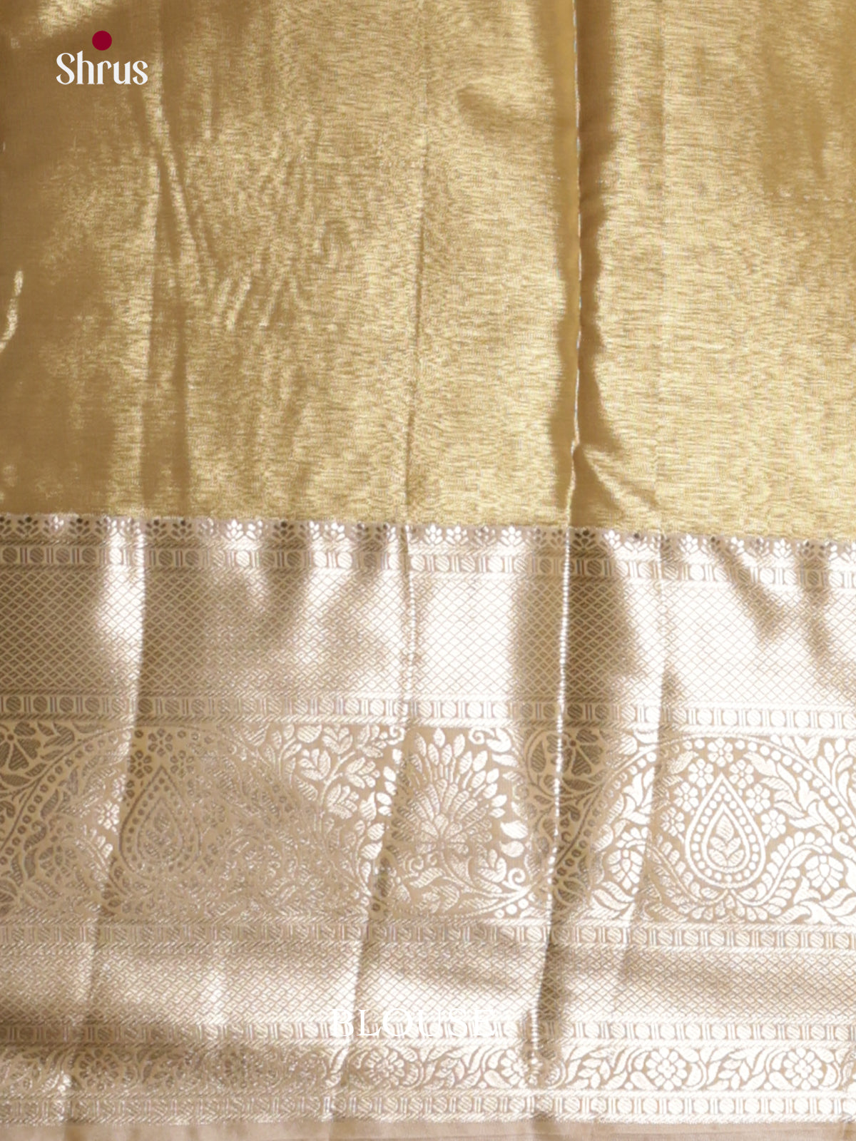 Purple & Chutney Green - Kanchipuram-halfpure Saree- DLS29083 - Shop on Shrus.com