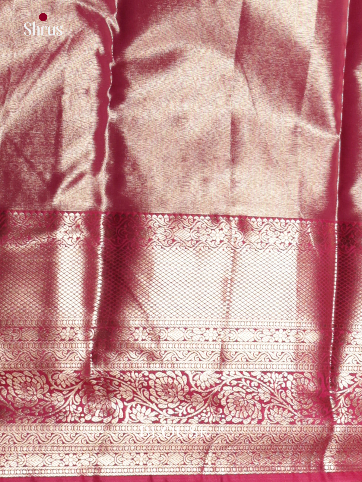 Blue & pink - Kanchipuram-halfpure Saree - DLS29159 - Shop on Shrus.com