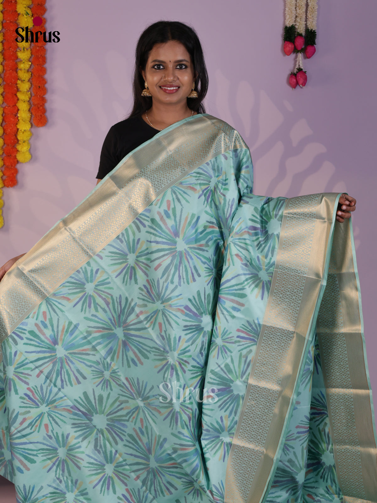 DLS29200 - Kanchipuram-halfpure Saree