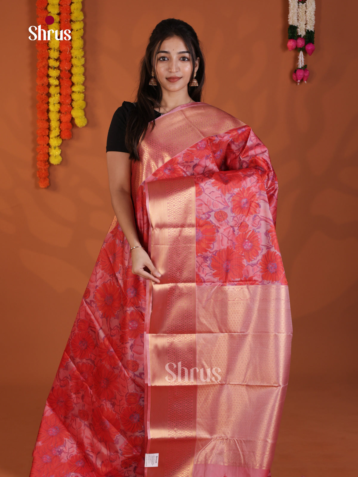 DLS29204 - Kanchipuram-halfpure Saree - Shop on Shrus.com
