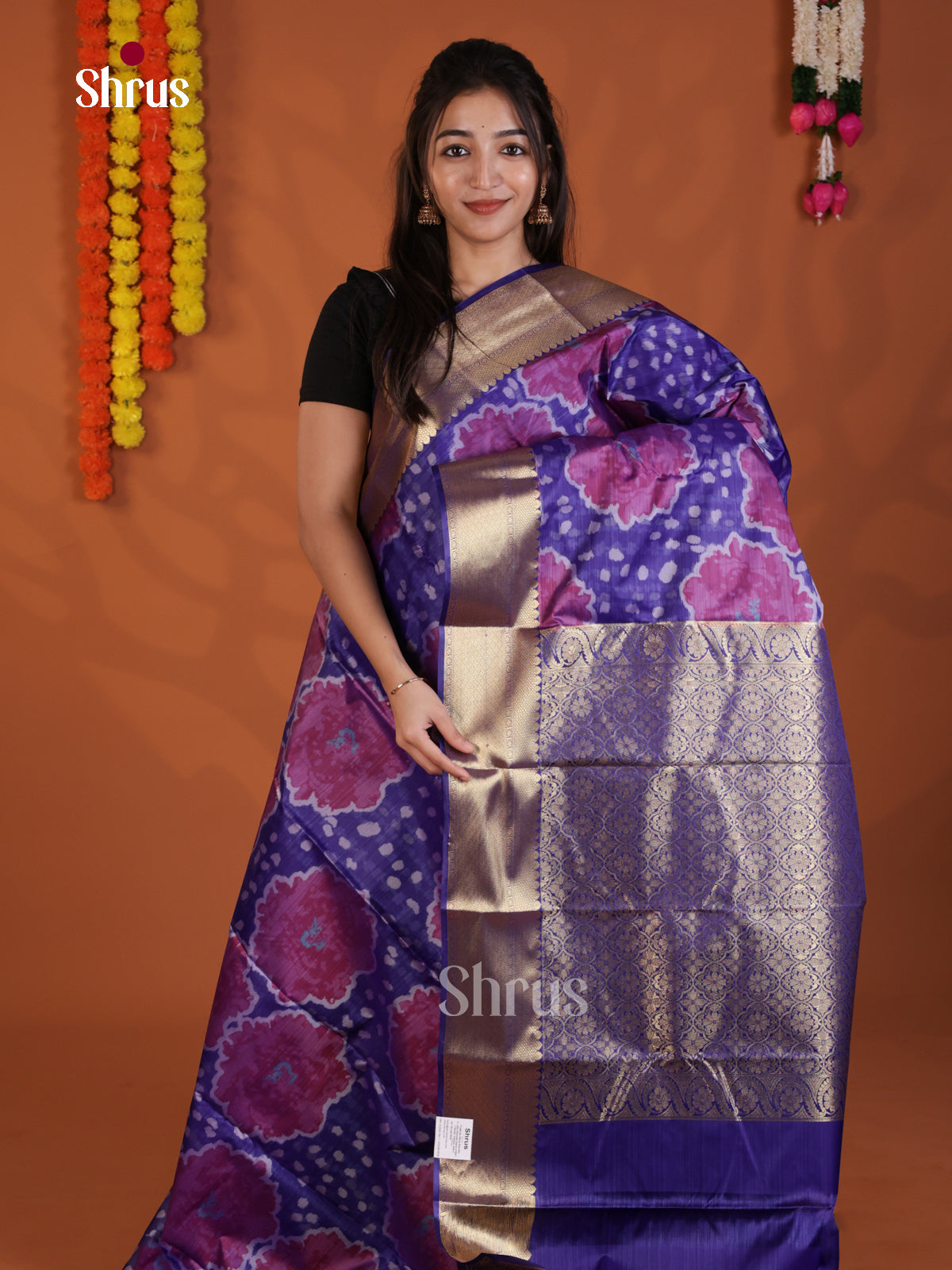 DLS29210 - Kanchipuram-halfpure Saree - Shop on Shrus.com