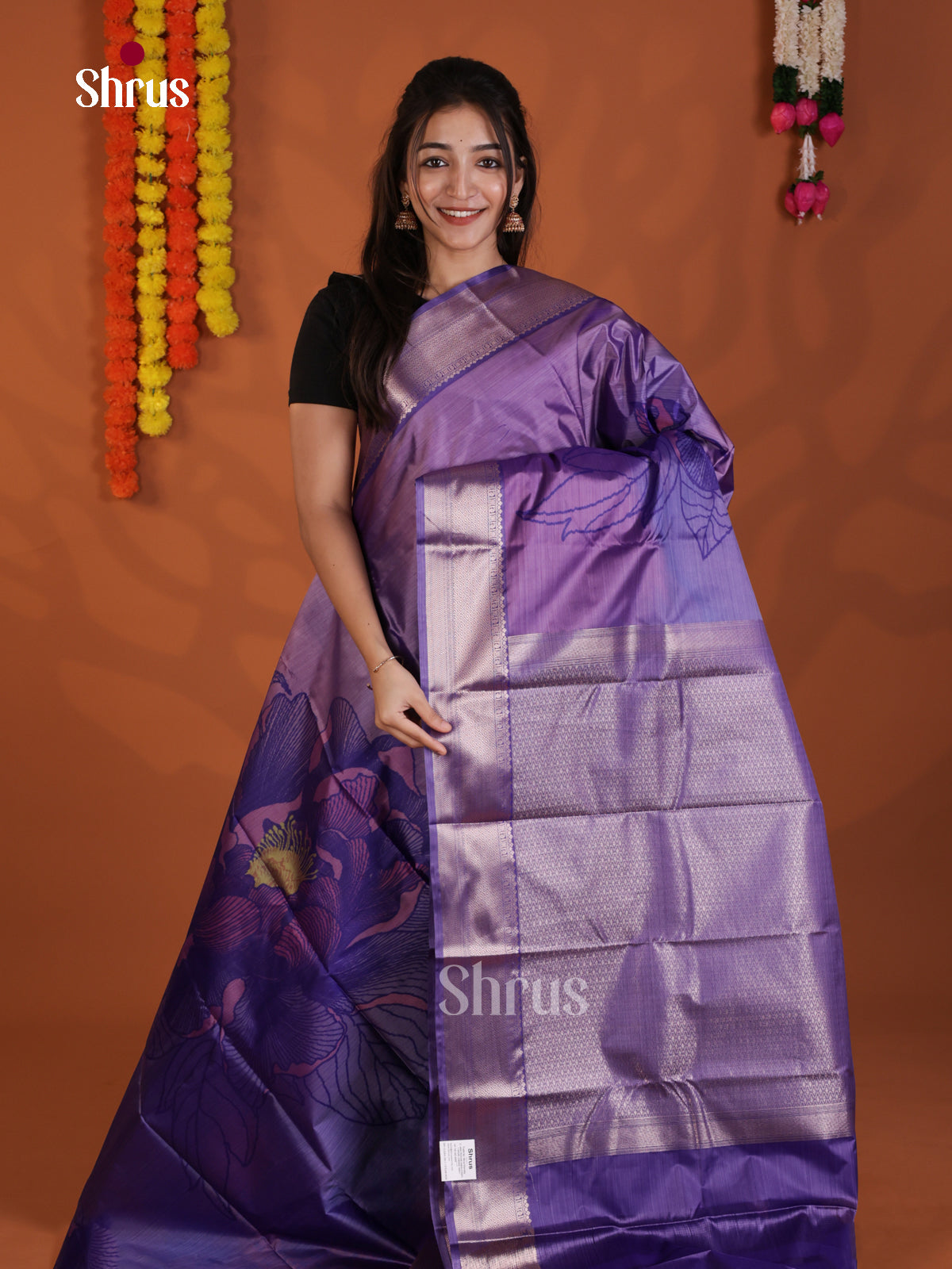 DLS29211 - Kanchipuram-halfpure Saree - Shop on Shrus.com