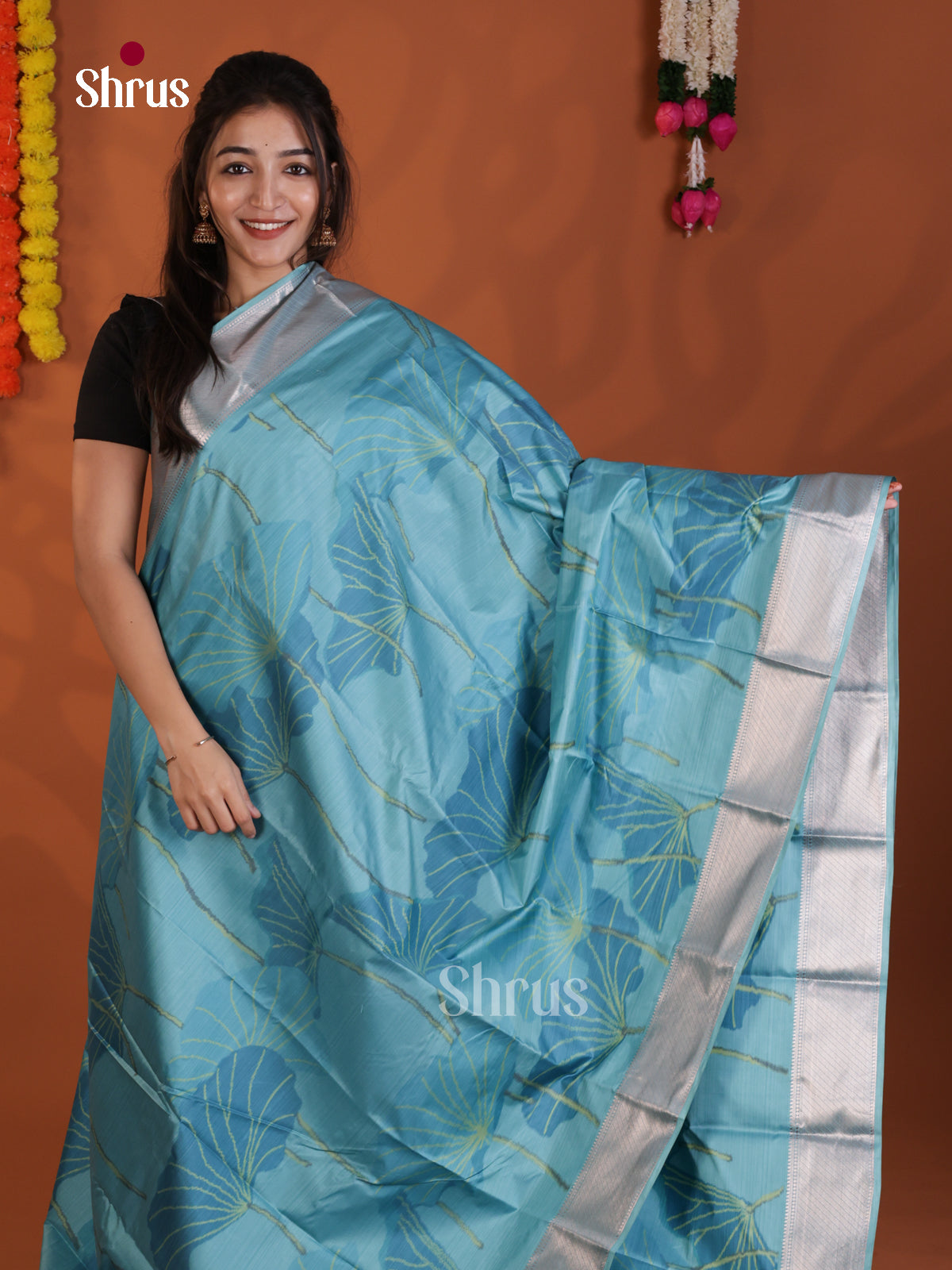 DLS29214 - Kanchipuram-halfpure Saree