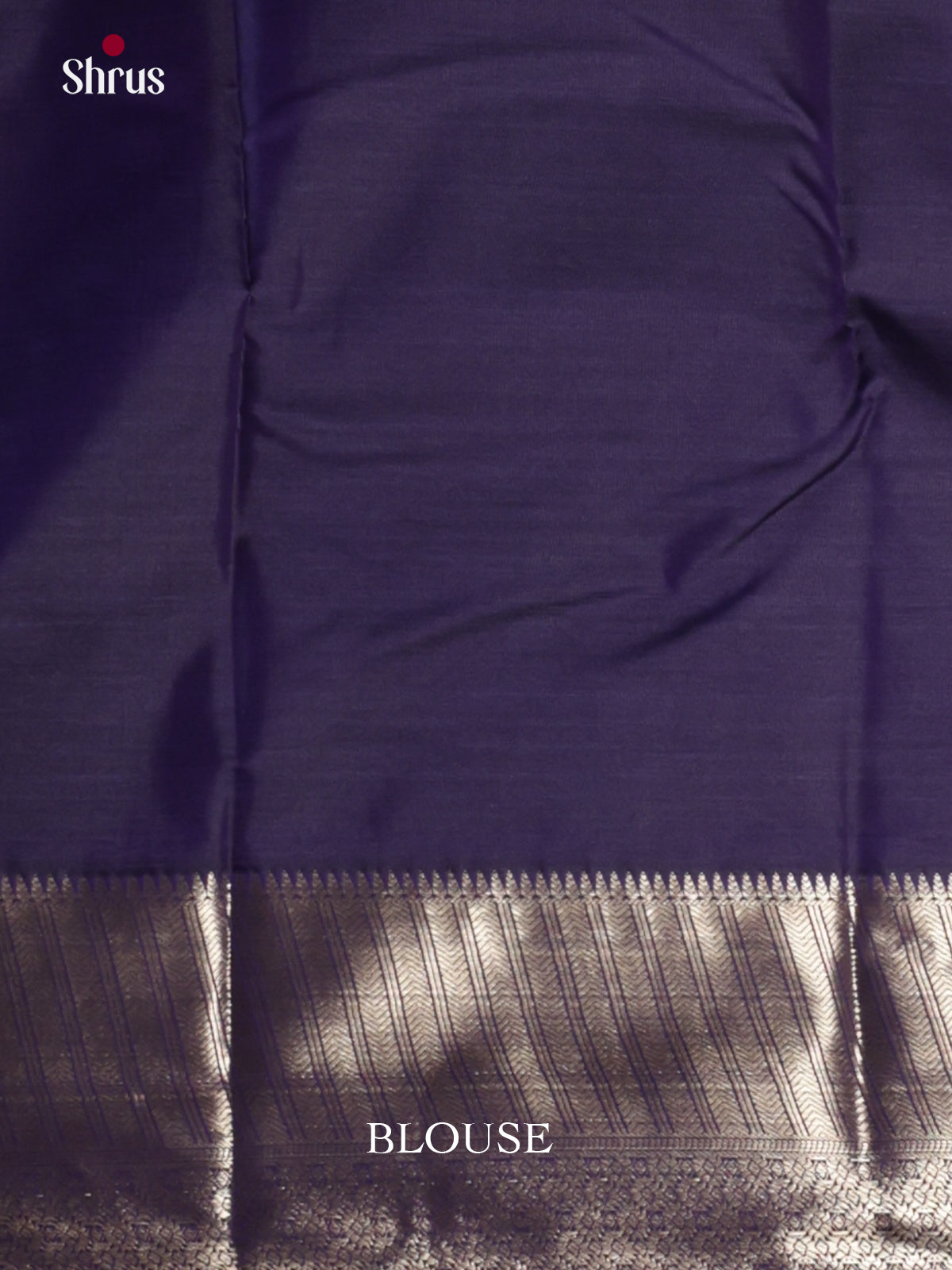Dark Blue - Kanchipuram-halfpure Saree - DLS29216 - Shop on Shrus.com