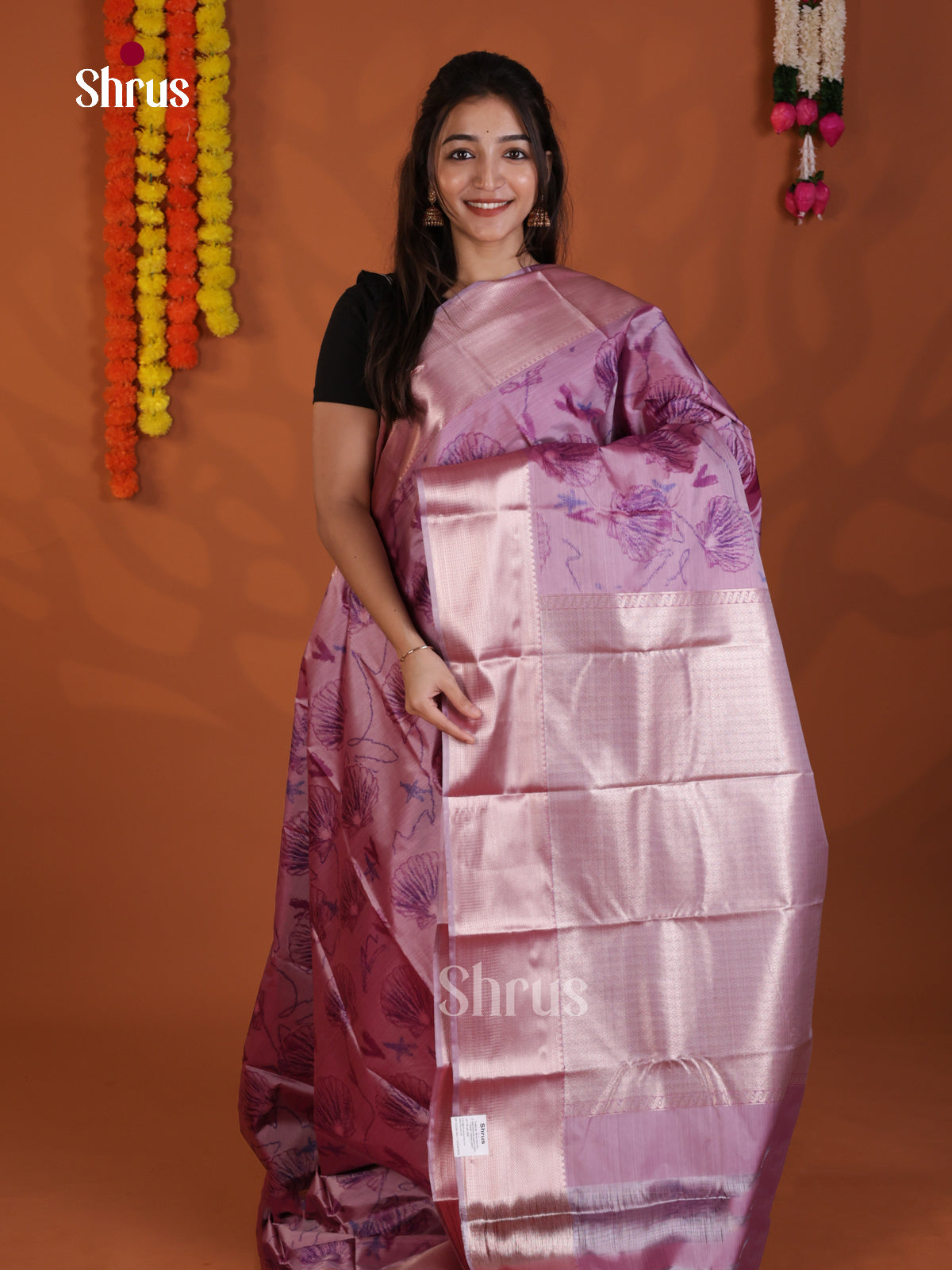 DLS29217 - Kanchipuram-halfpure Saree - Shop on Shrus.com
