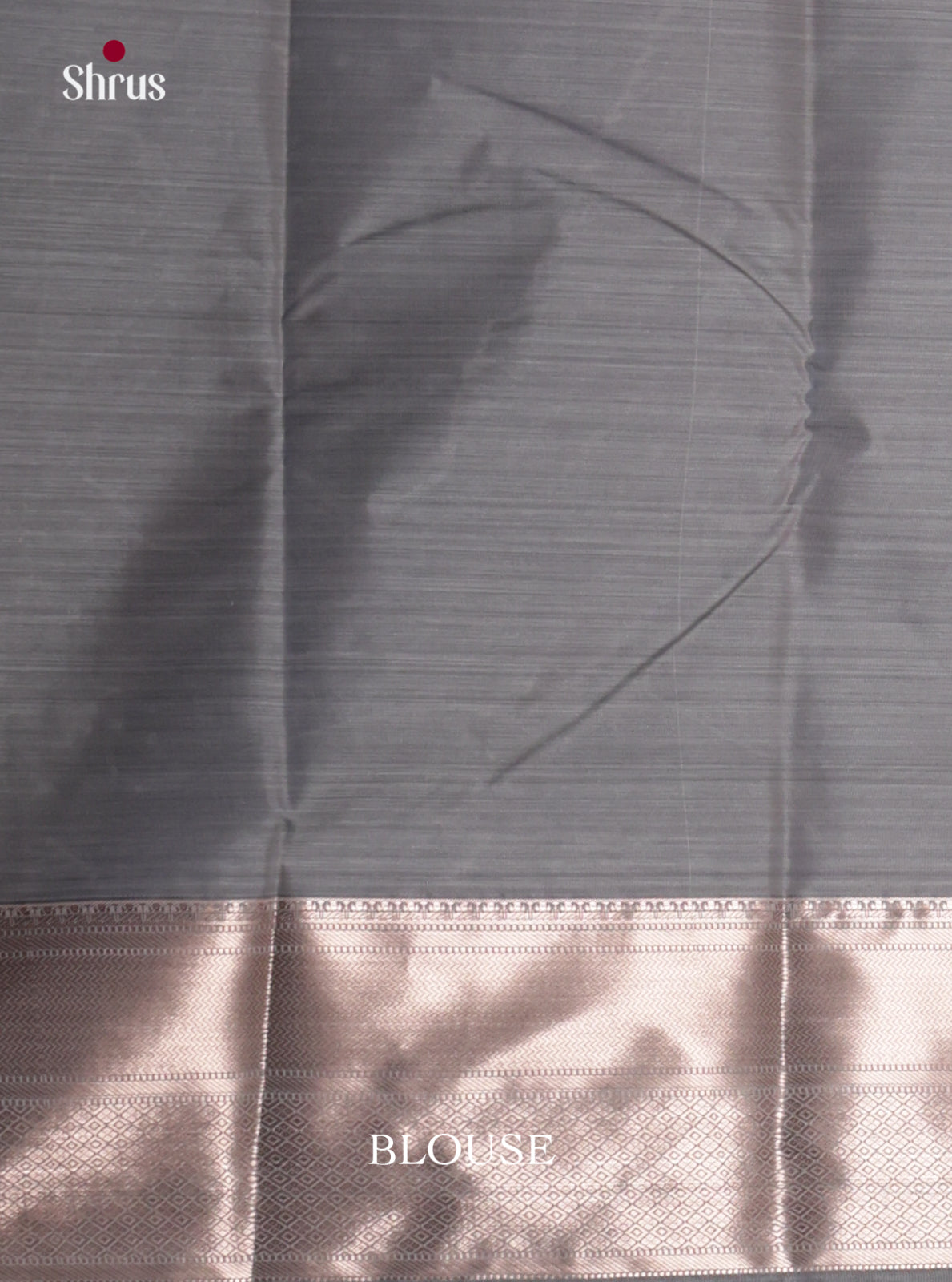 Grey - Kanchipuram-halfpure Saree - DLS29237 - Shop on Shrus.com