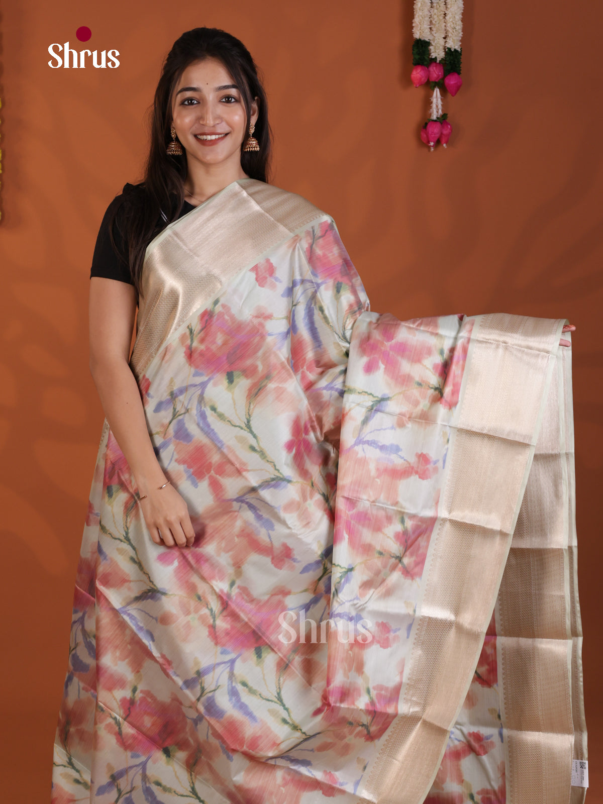 DLS29241 - Kanchipuram-halfpure Saree - Shop on Shrus.com