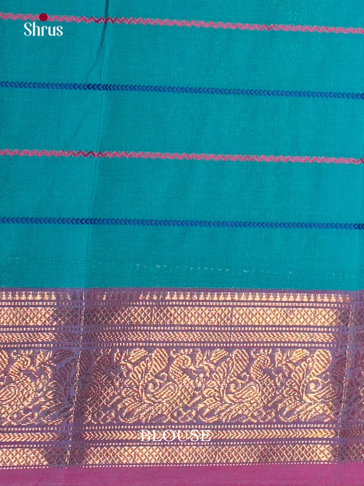 Light Blue & Purple- Chettinad Cotton Saree -DLS29283 - Shop on Shrus.com