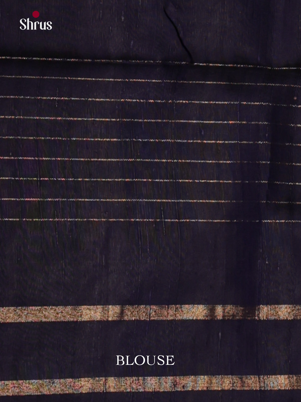 Radiant Rust & Blue Raw Silk Saree with zari checks -DLS30012