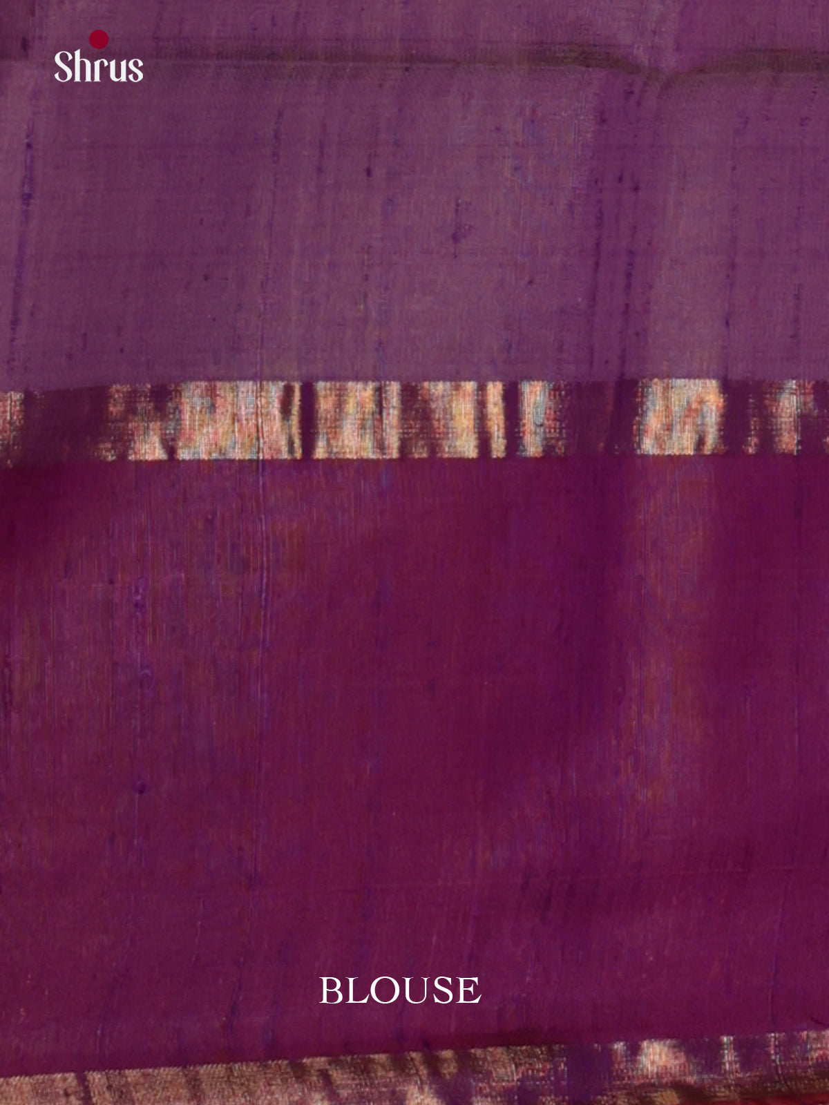 Charming Lavender & violet Raw Silk Saree with zari border & brocade pallu -DLS30022 - Shop on Shrus.com