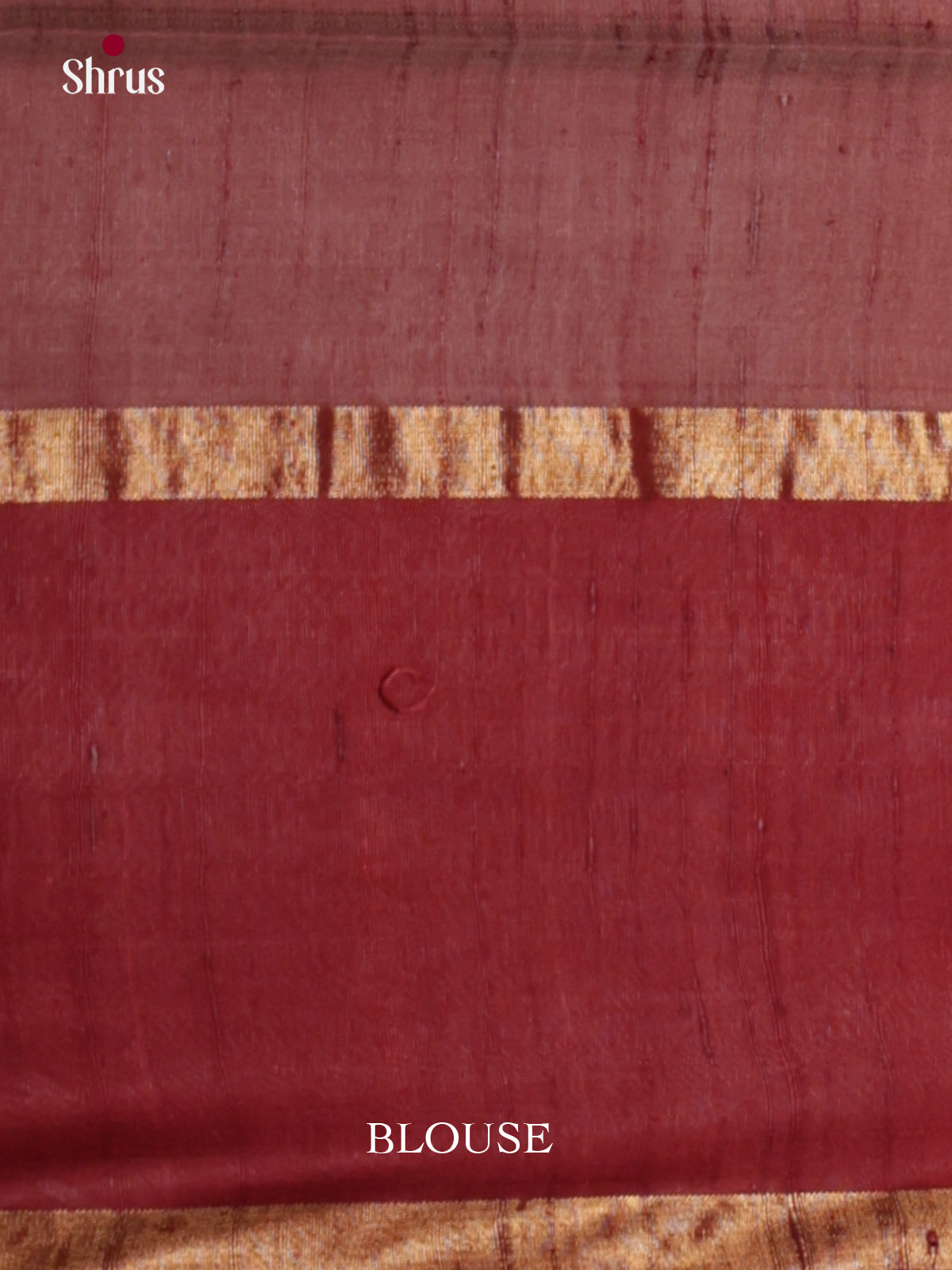 Chic Grey & Red Raw Silk Saree with zari border & brocade pallu- DLS30023