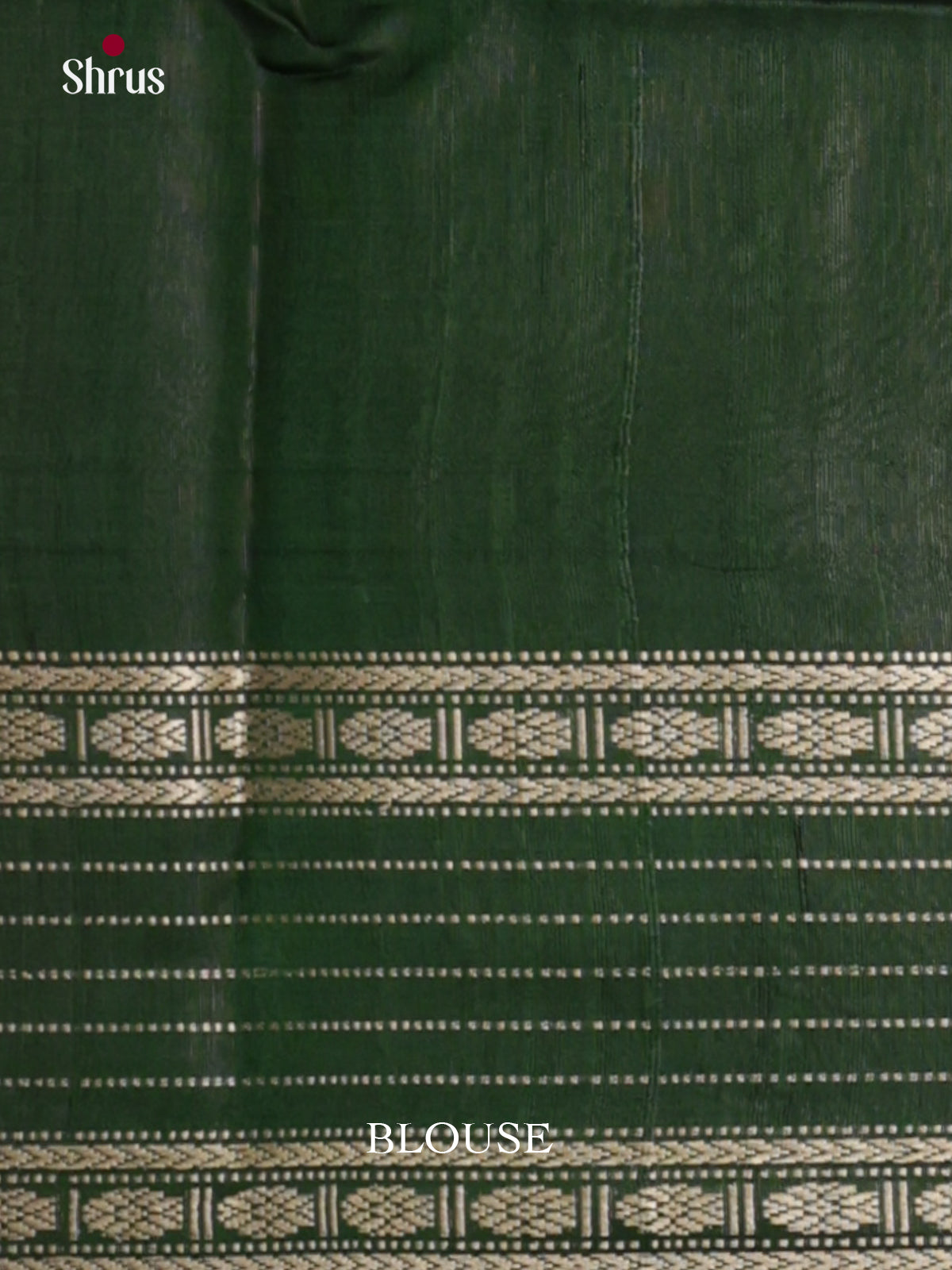 Beautiful Grey & Green Raw Silk Saree with contrast zari border - DLS30034