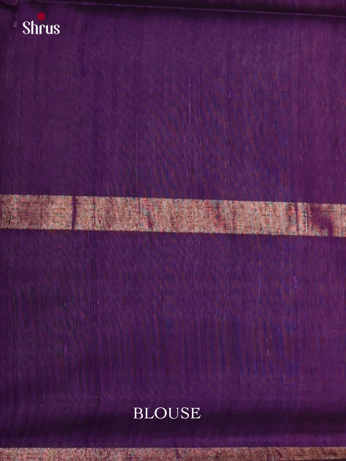 Beautiful Grey & Blue Raw Silk Saree with contrast floral brocade pallu - DLS30044 - Shop on Shrus.com