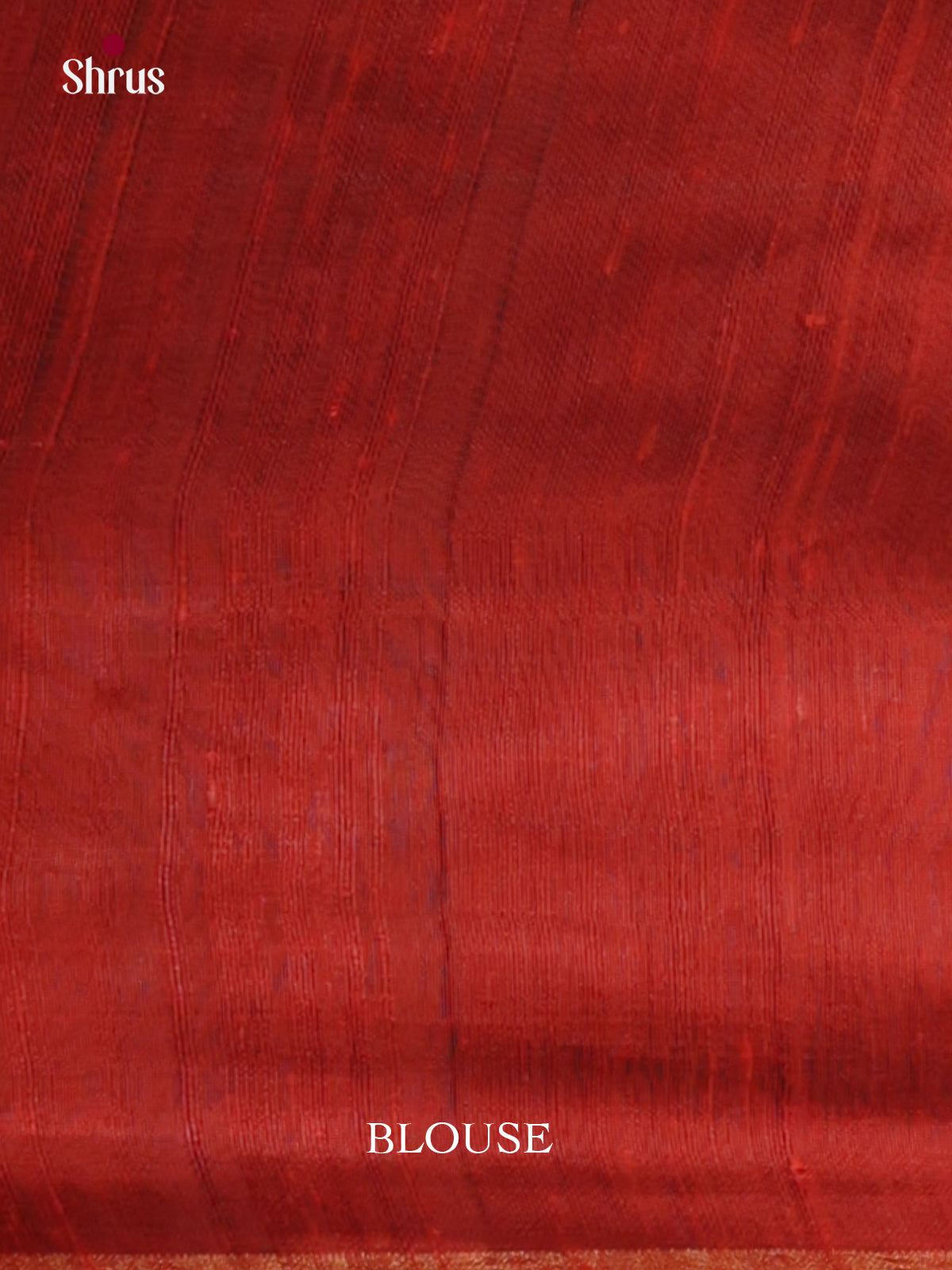 Pretty Red single tone Raw Silk Saree with zari stripes - DLS30055