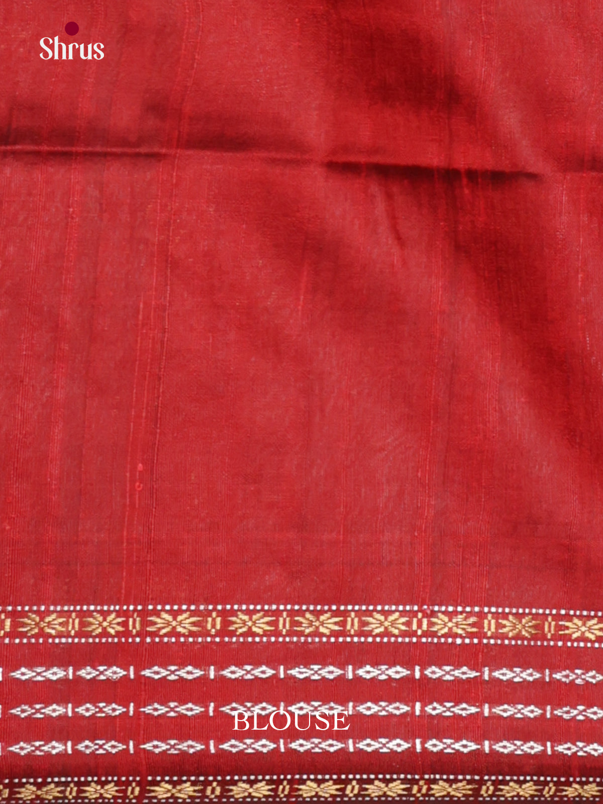 Classy Green & Red Raw Silk Saree with contrast zari border -DLS30063