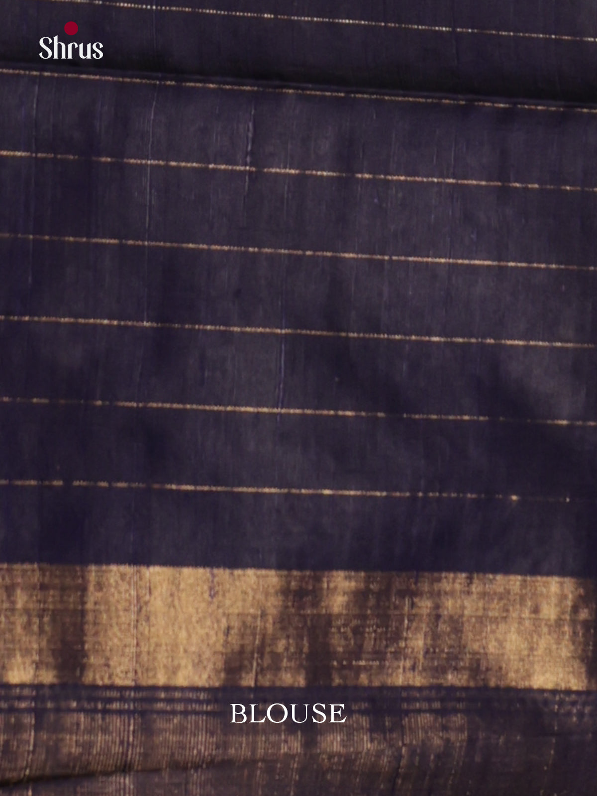 Lustrous Red & Blue Raw Silk Saree with zari checks & brocade pallu - DLS30074