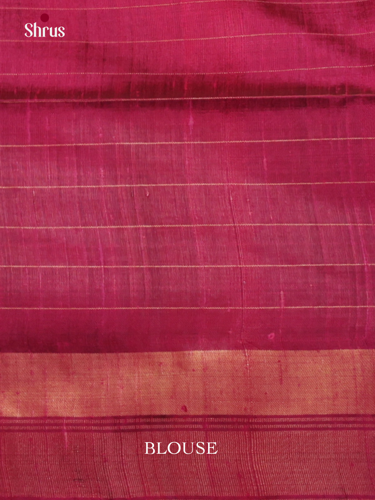 Elegant Green & Majenta Raw Silk Saree with zari checks & contrast Border -DLS30075