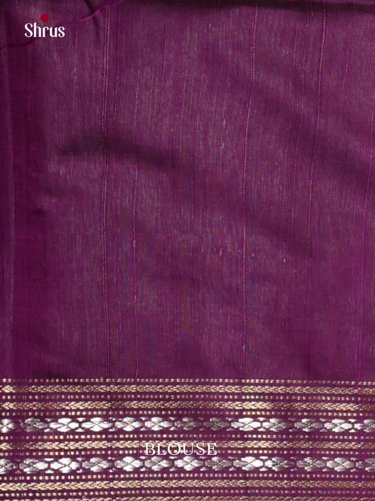 Beautiful red & Violet Raw Silk Saree with temple zari border - DLS30084 - Shop on Shrus.com