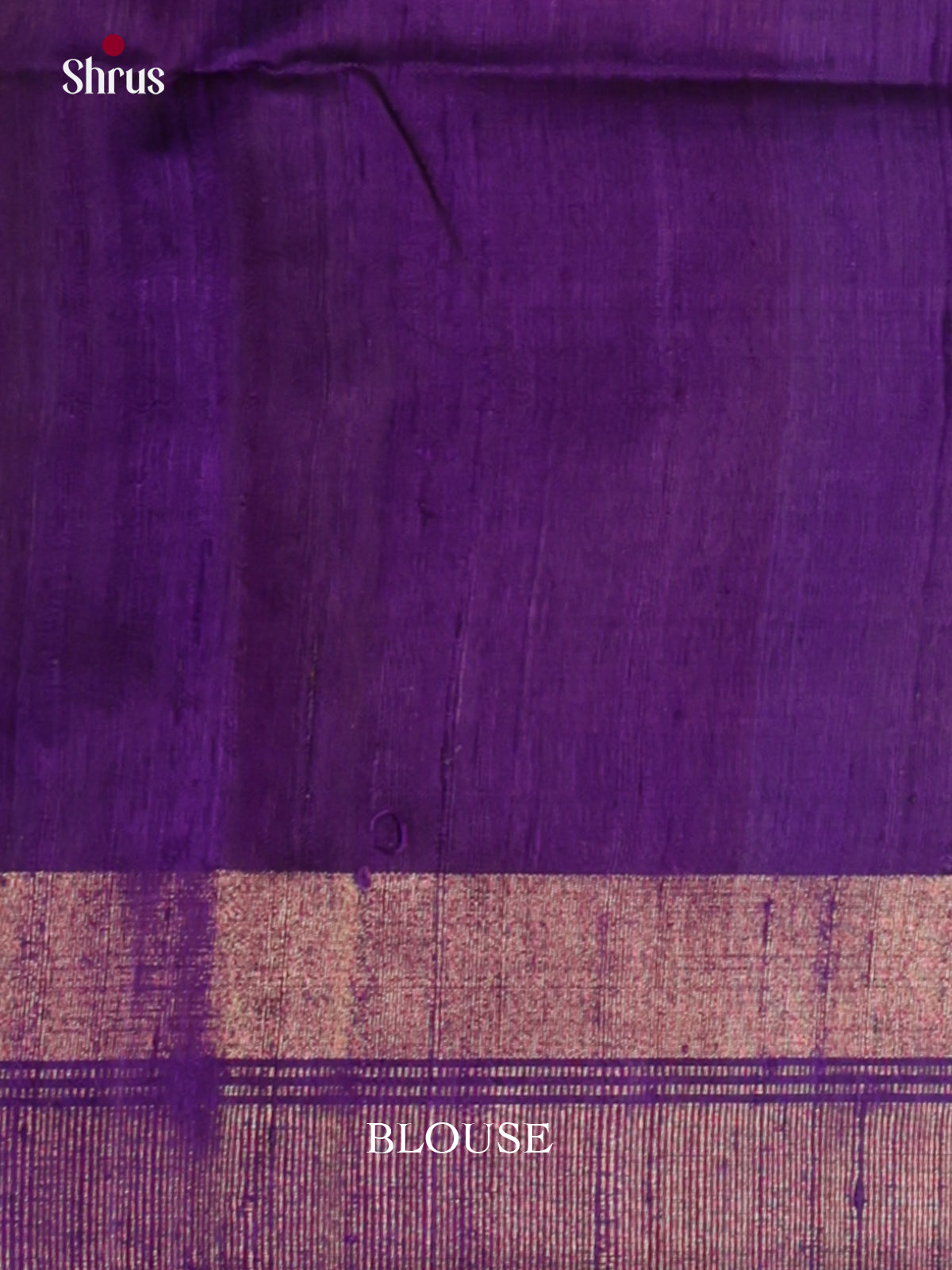 Exquisite Lavender & Violet Raw Silk Saree with thread buttas & zari border - DLS30097