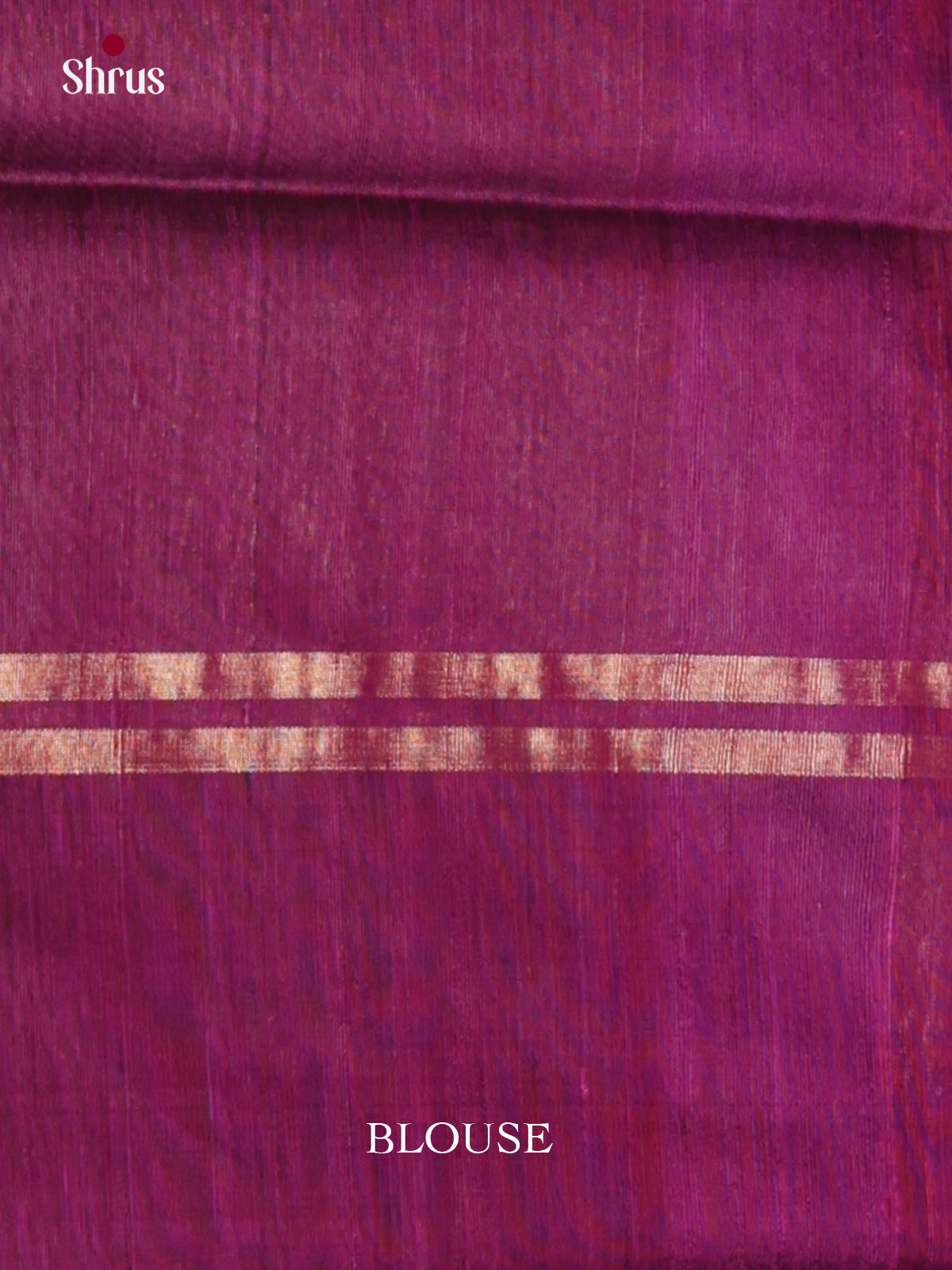 Elegant Blue & Purple Raw Silk Saree with zari buttas - DLS30111