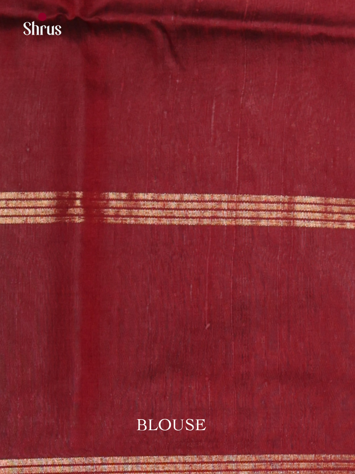 Classic Maroon Raw Silk Saree with zari buttas - DLS30138