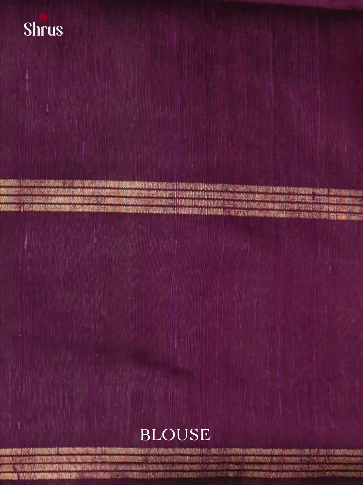 Beautiful Violet single Tone Raw Silk Saree with zari buttas - DLS30143 - Shop on Shrus.com