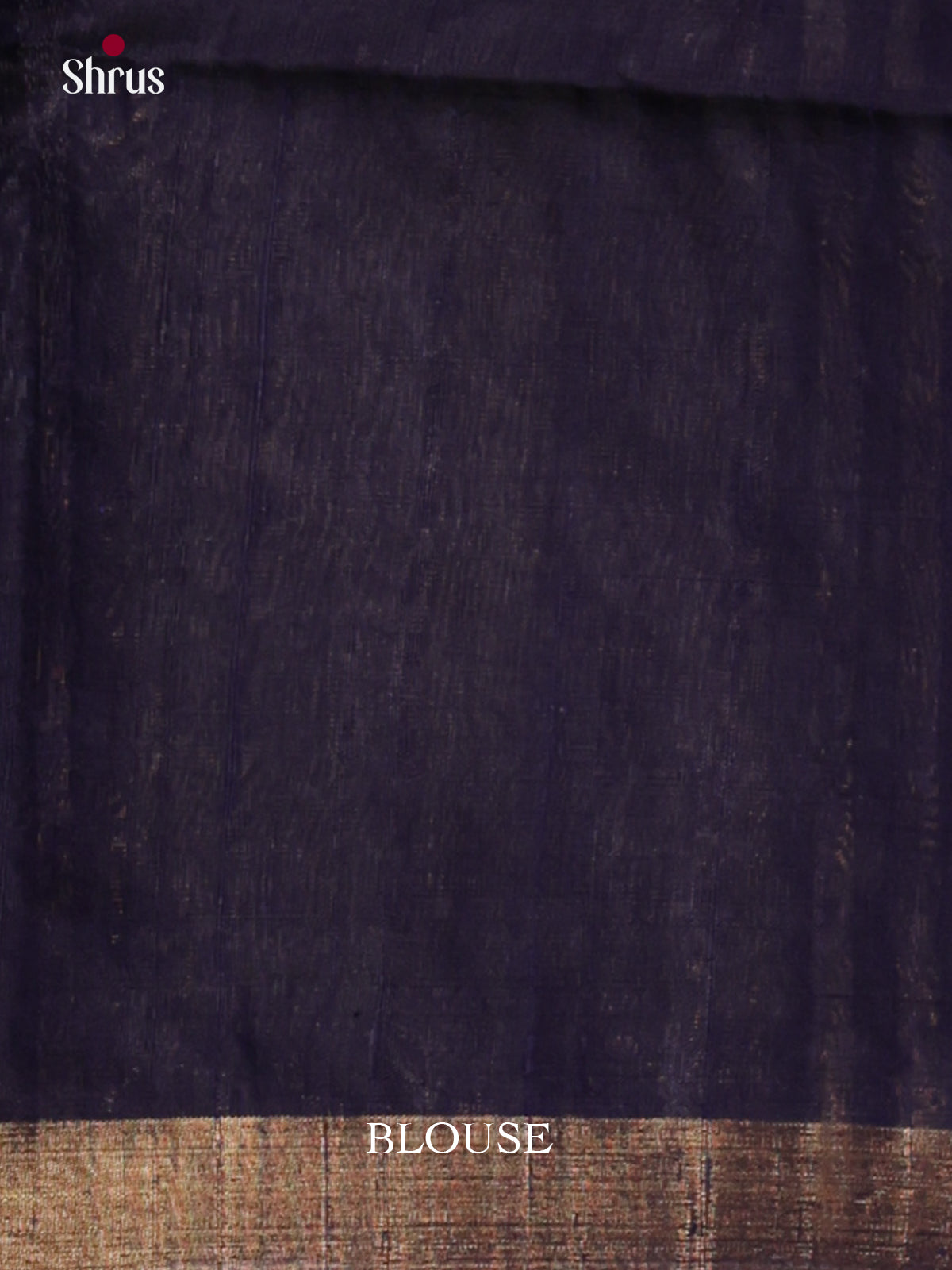 Very Pretty Red & Blue Raw Silk Saree with temple zari border - DLS30166