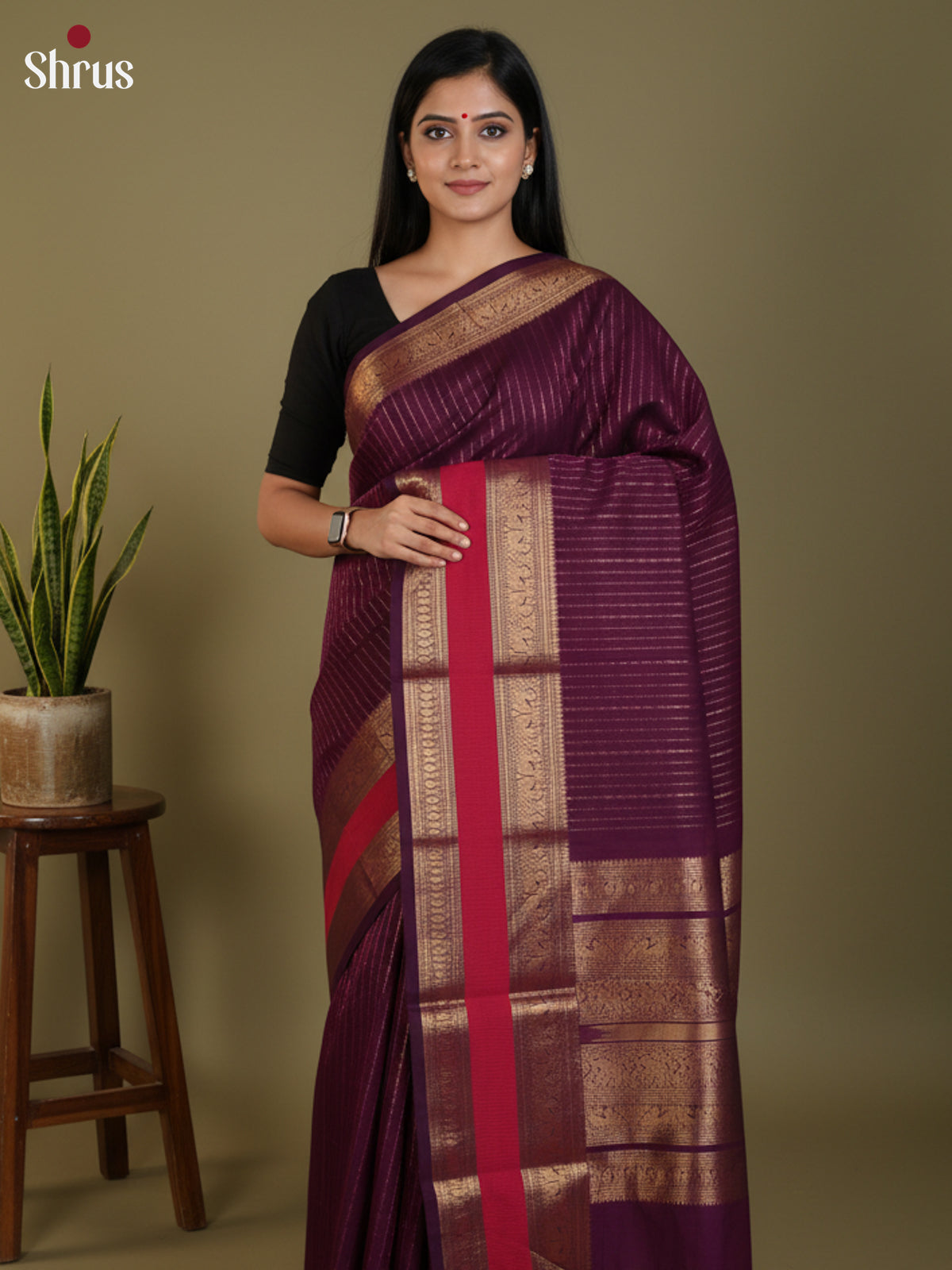 DLS30233 - Chettinad Cotton Saree - Shop on Shrus.com