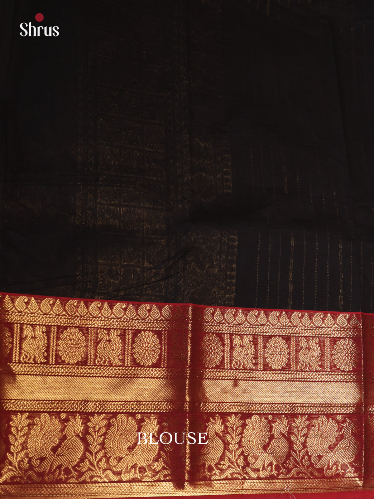 Black & Red- Chettinad Cotton Saree - DLS30234 - Shop on Shrus.com