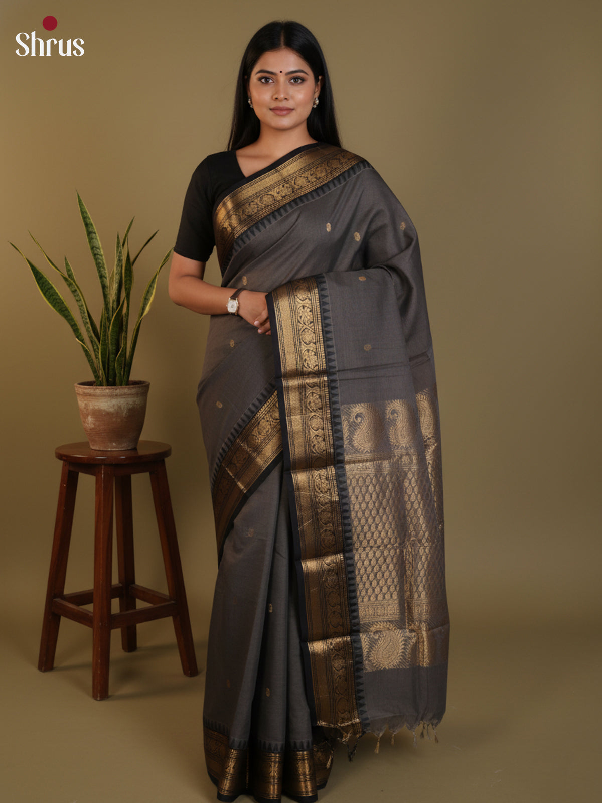 DLS30267 - Chettinad Cotton Saree - Shop on Shrus.com