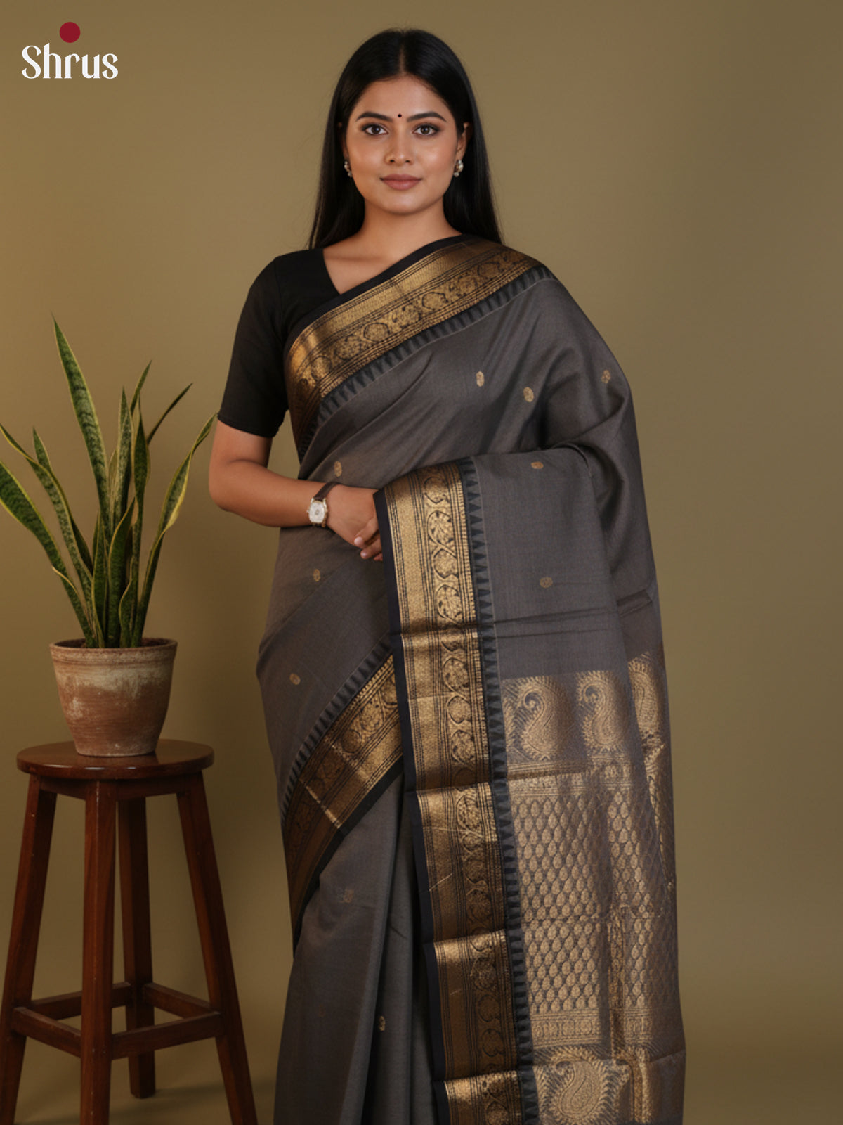 DLS30267 - Chettinad Cotton Saree - Shop on Shrus.com