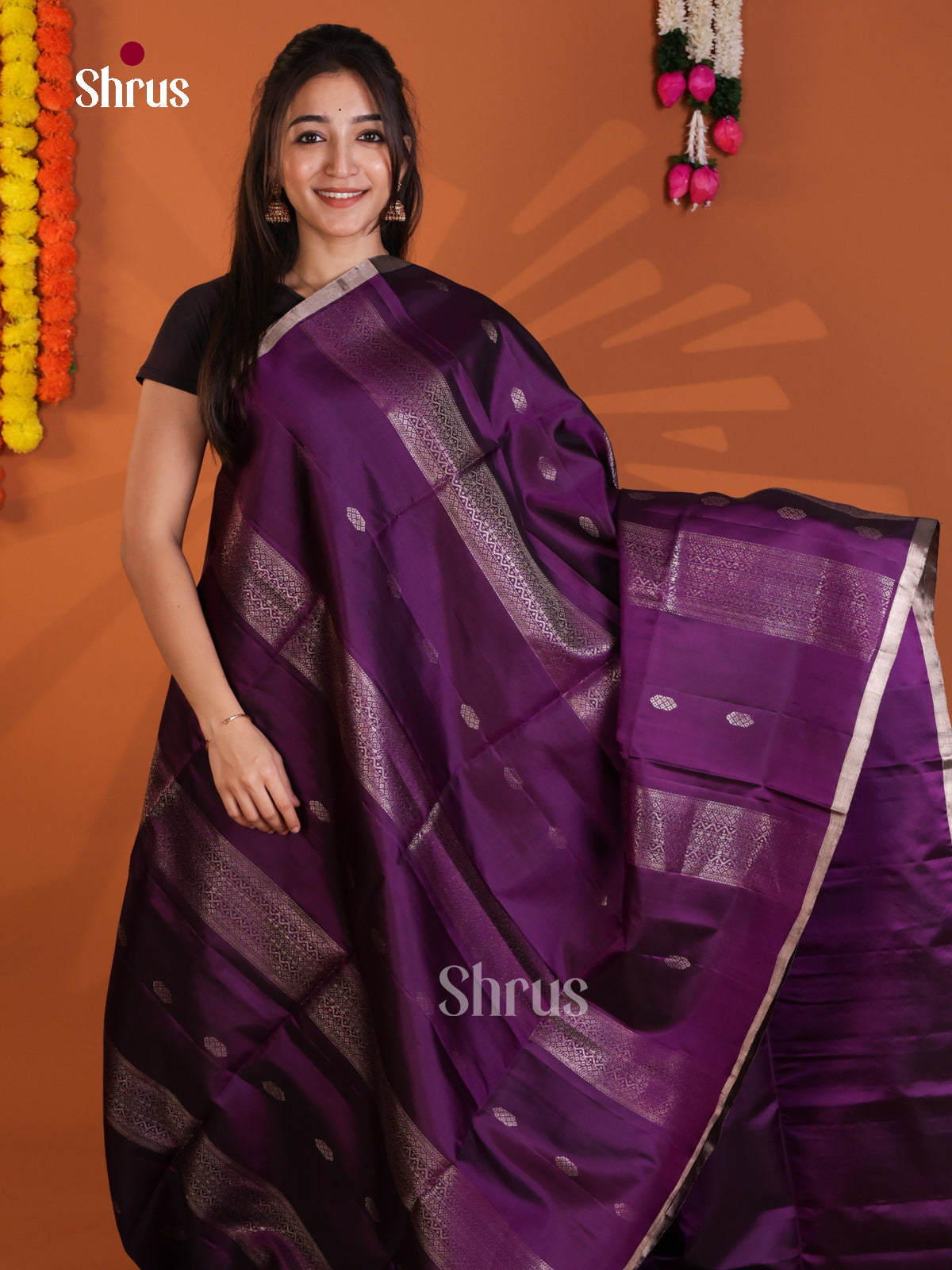 DLS30303 - Soft Silk (HR) Saree - Shop on Shrus.com