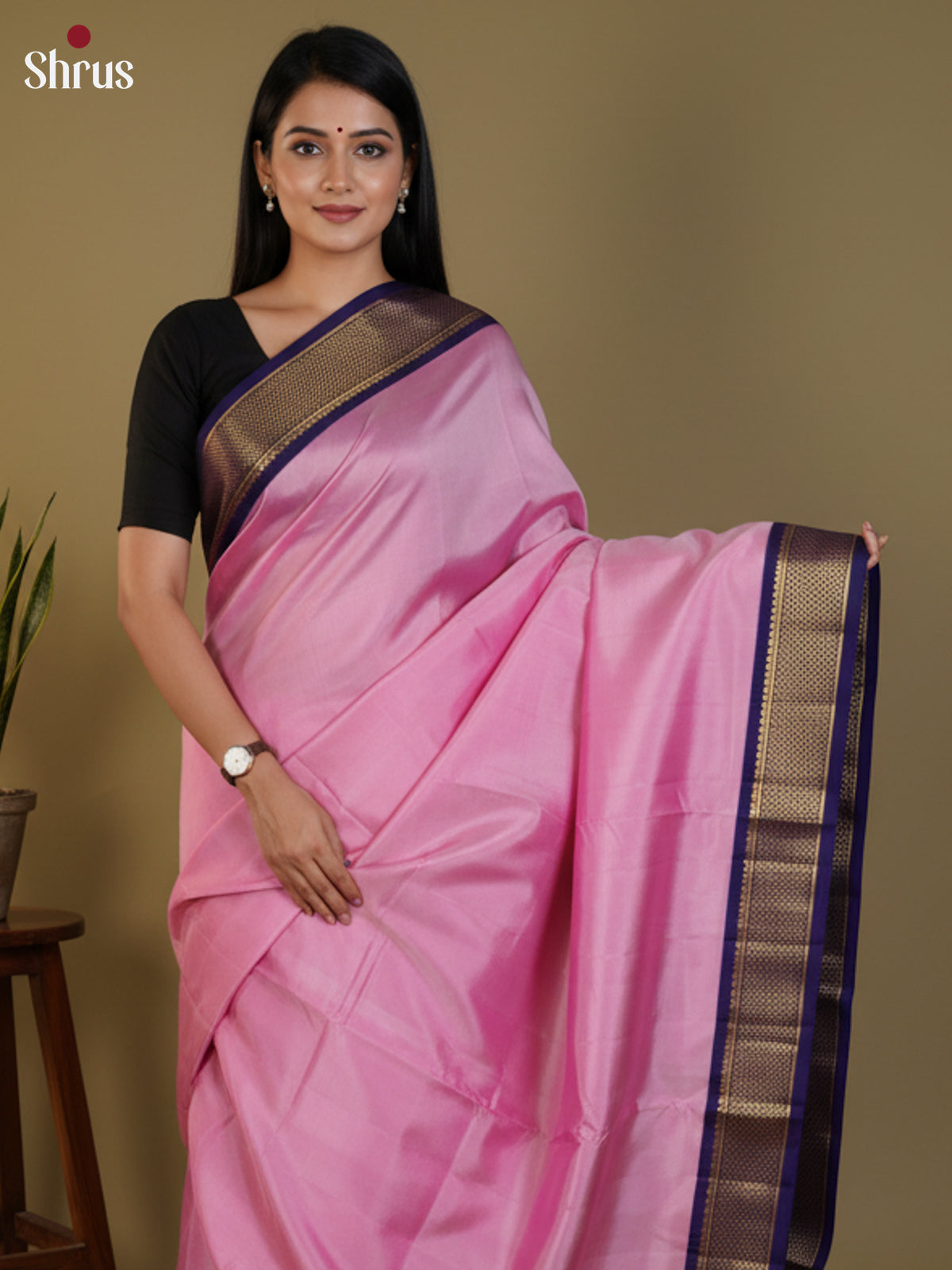 DLS30345 - Kanchipuram silk 9Yards Saree