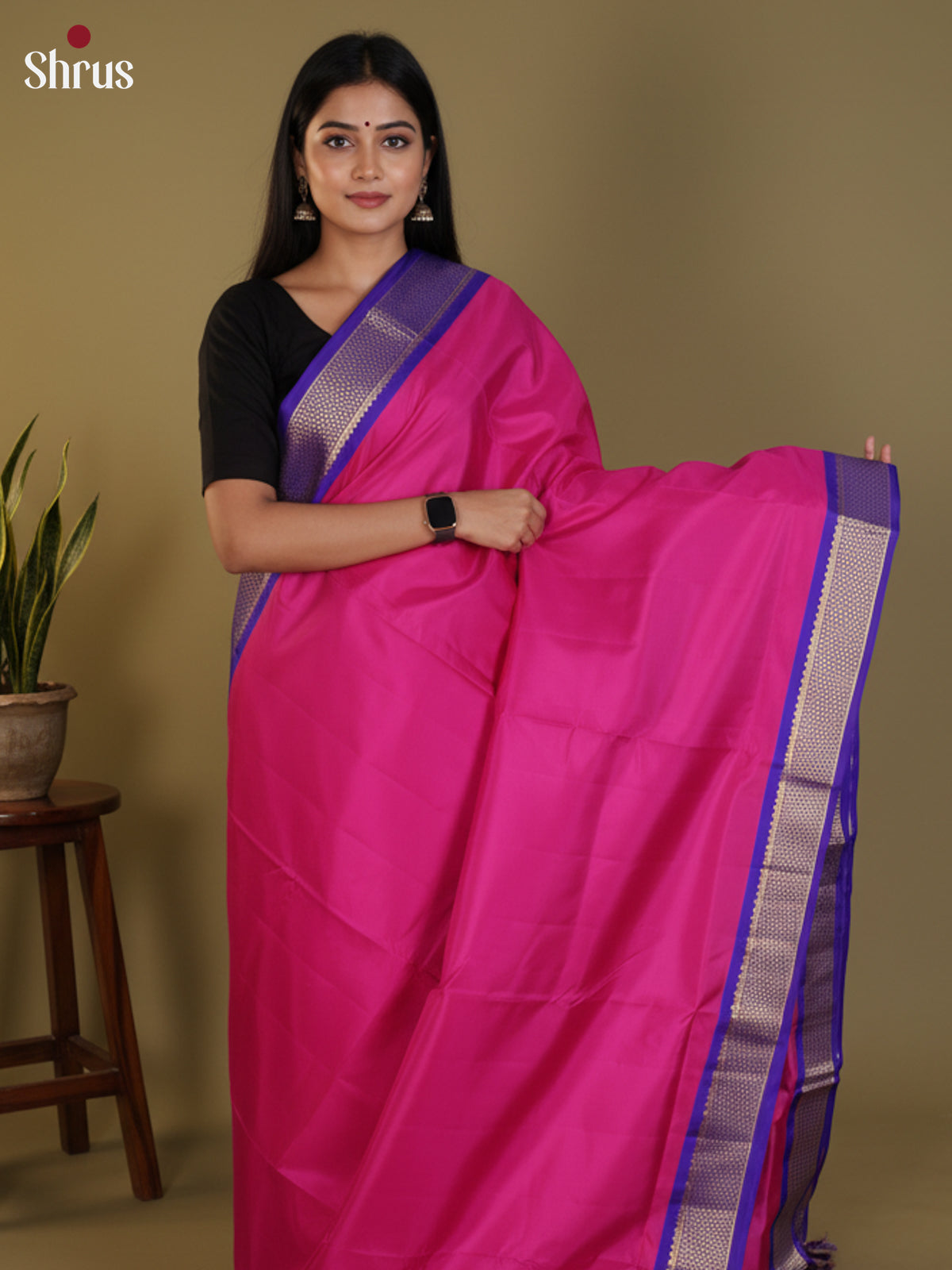 DLS30359 - Kanchipuram silk 9Yards Saree
