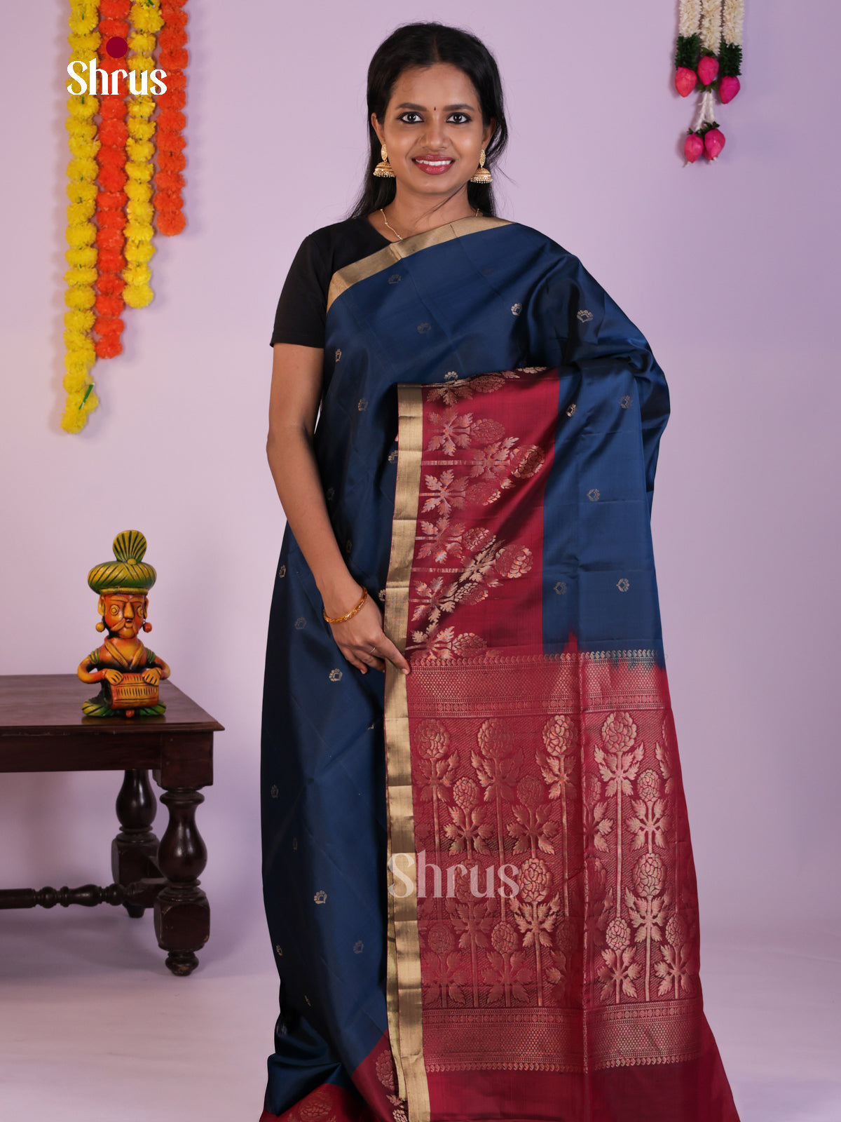 DLS31029 - Soft Silk (HR) Saree - Shop on Shrus.com
