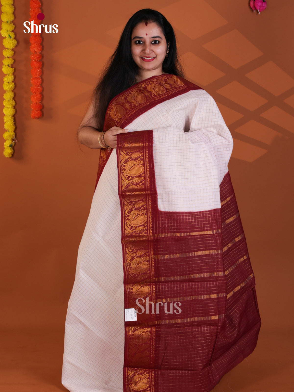 DLS31046 - Sungudi Cotton Saree