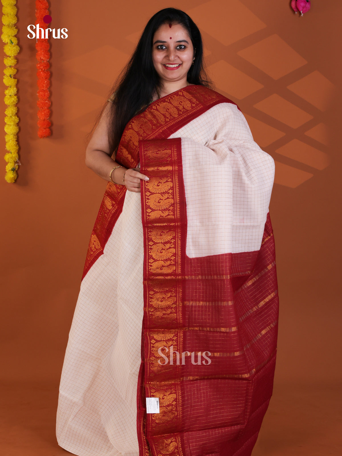 DLS31054 - Sungudi Cotton Saree