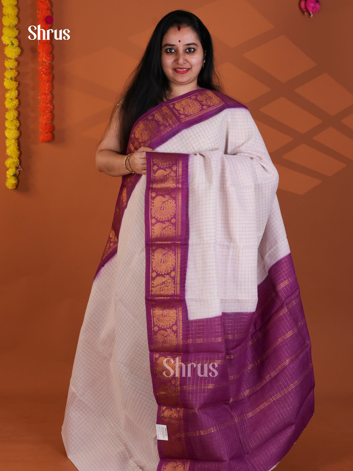 DLS31061 - Sungudi Cotton Saree