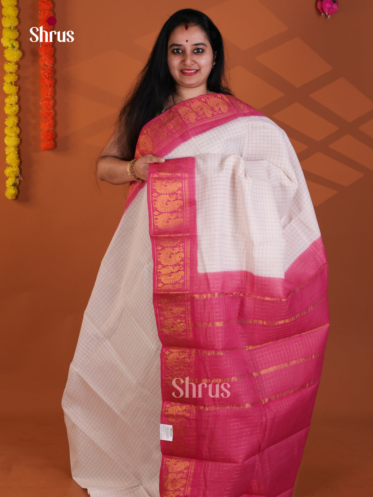 DLS31062 - Sungudi Cotton Saree