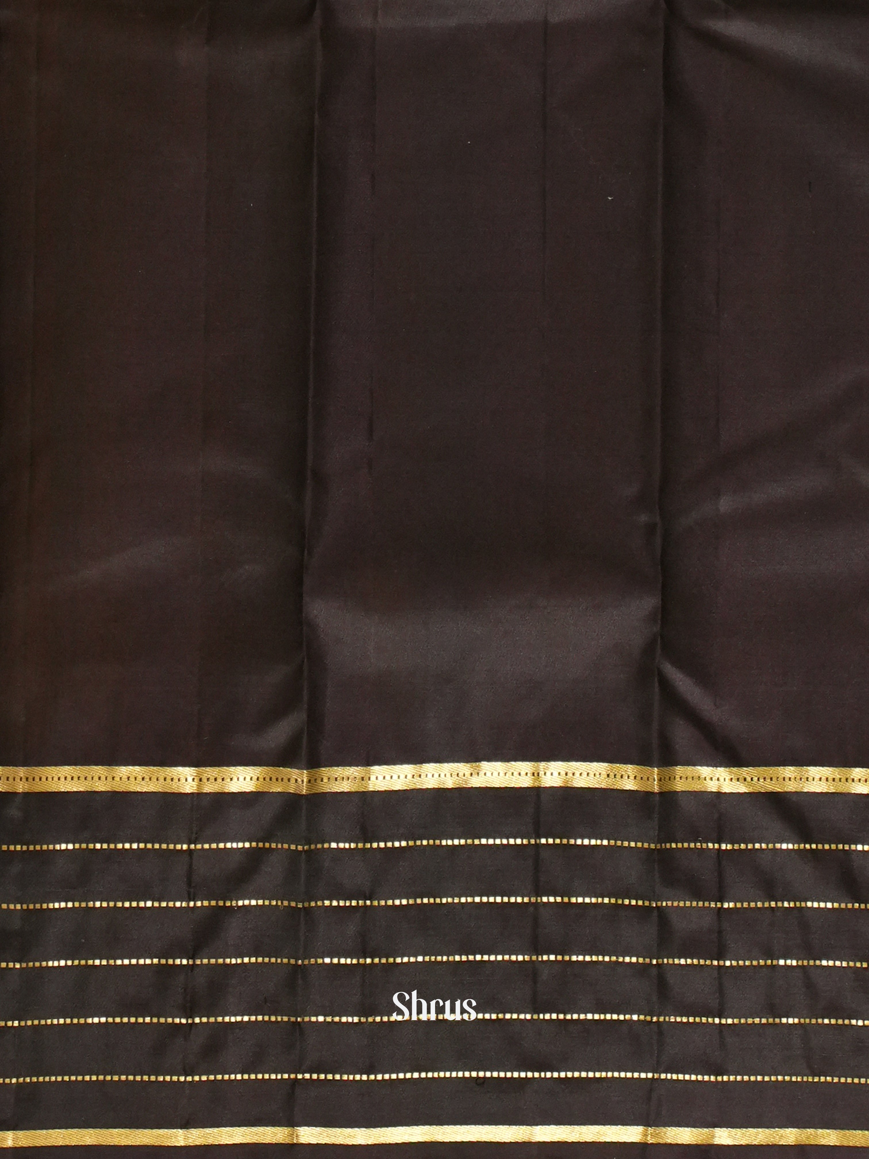 Yellow & Black - Soft Silk Saree - Shop on ShrusEternity.com