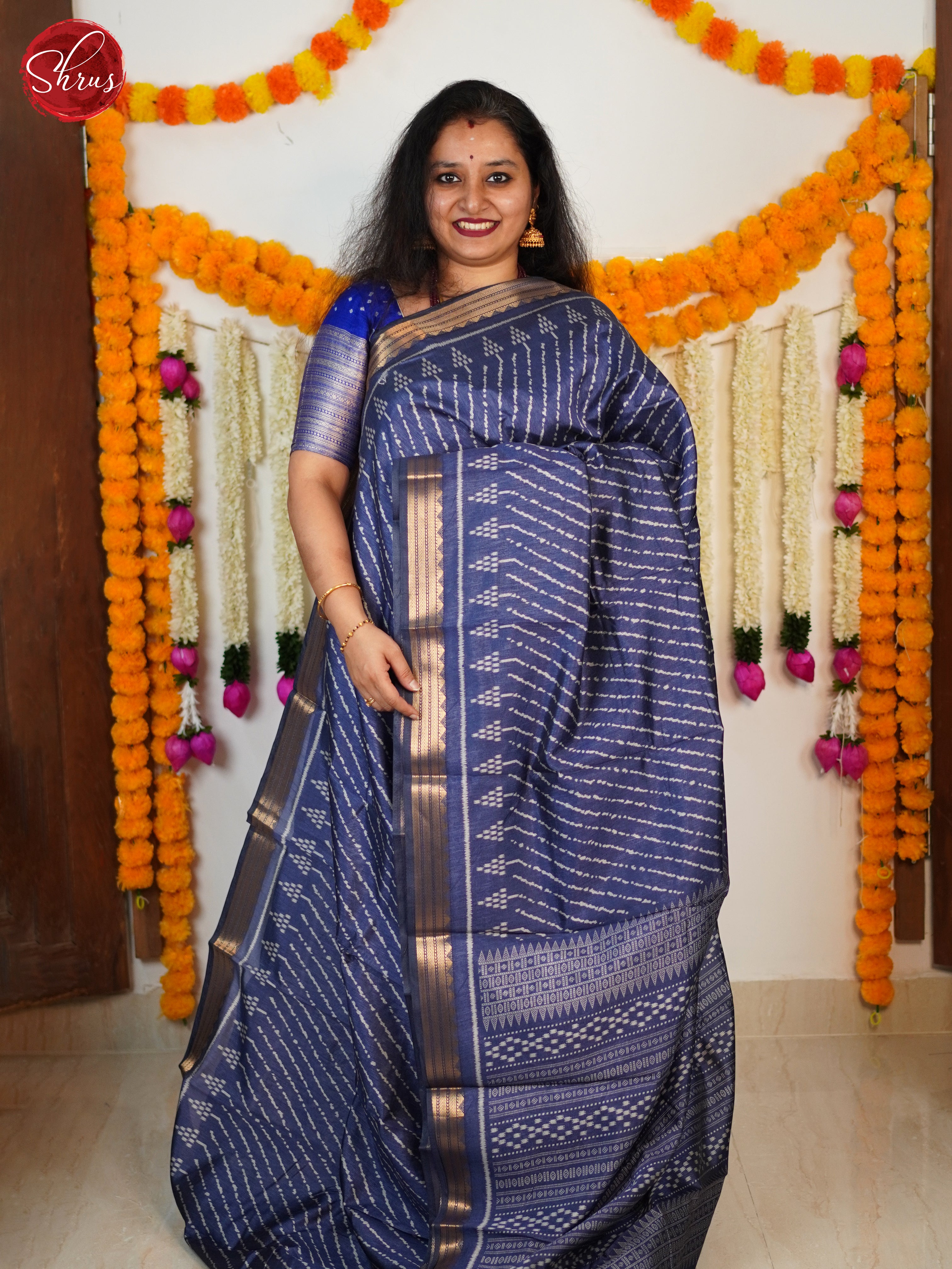 Lavender(Single Tone) -Semi Matka Cotton Saree - Shop on ShrusEternity.com