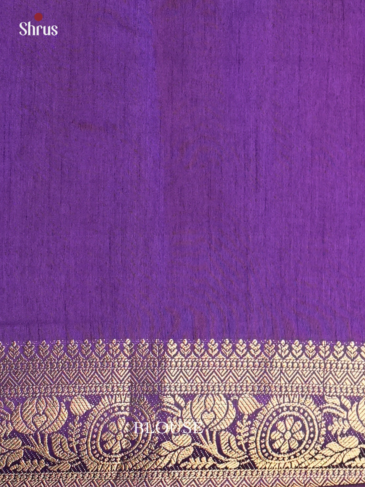 Violet - Semi Rawsilk Saree- EAS21262 - Shop on Shrus.com