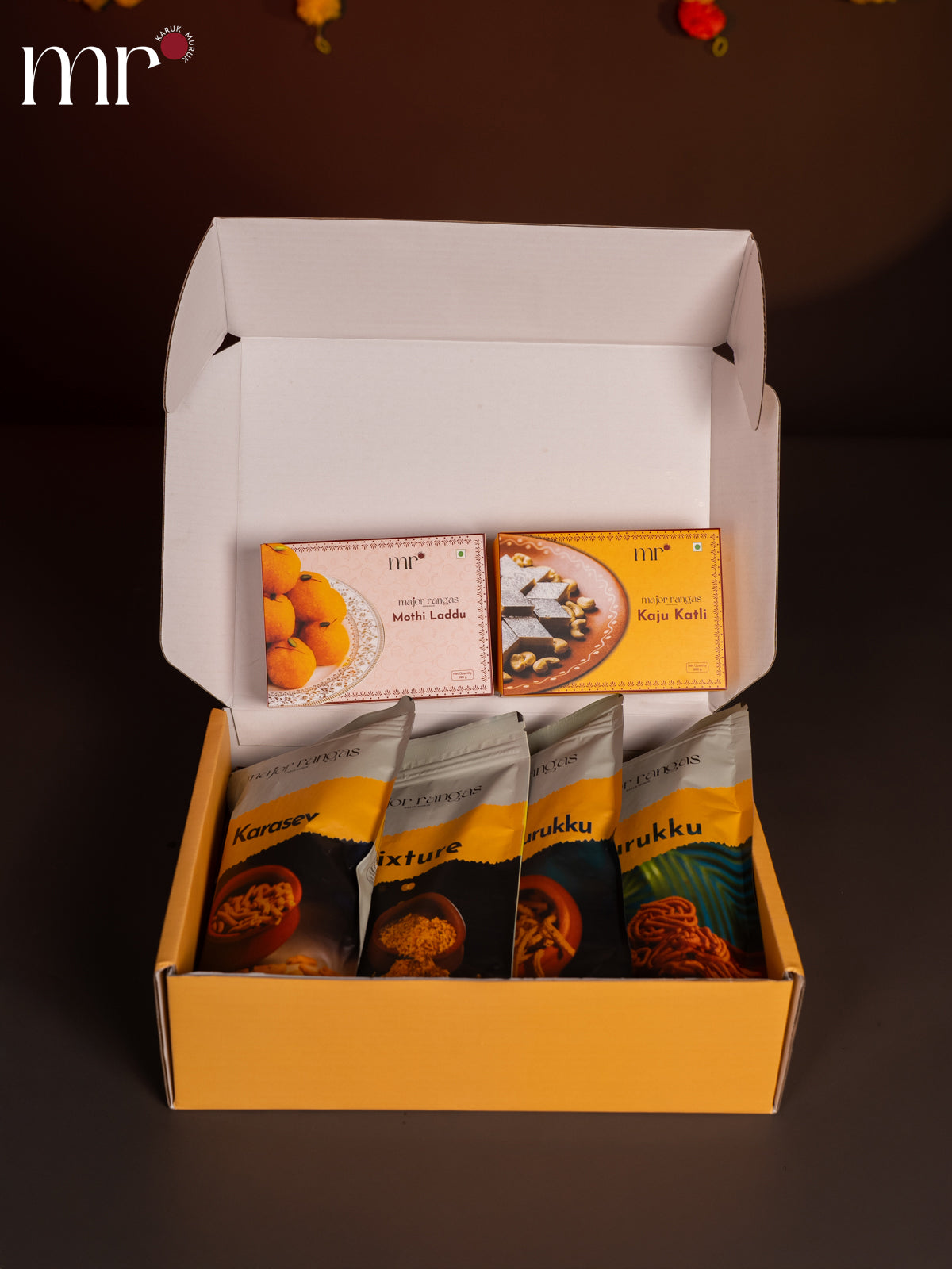 combo - Mothi Laddu, Kaju Katli,Mixture,Mullu Murukku,Karasev & Murukku