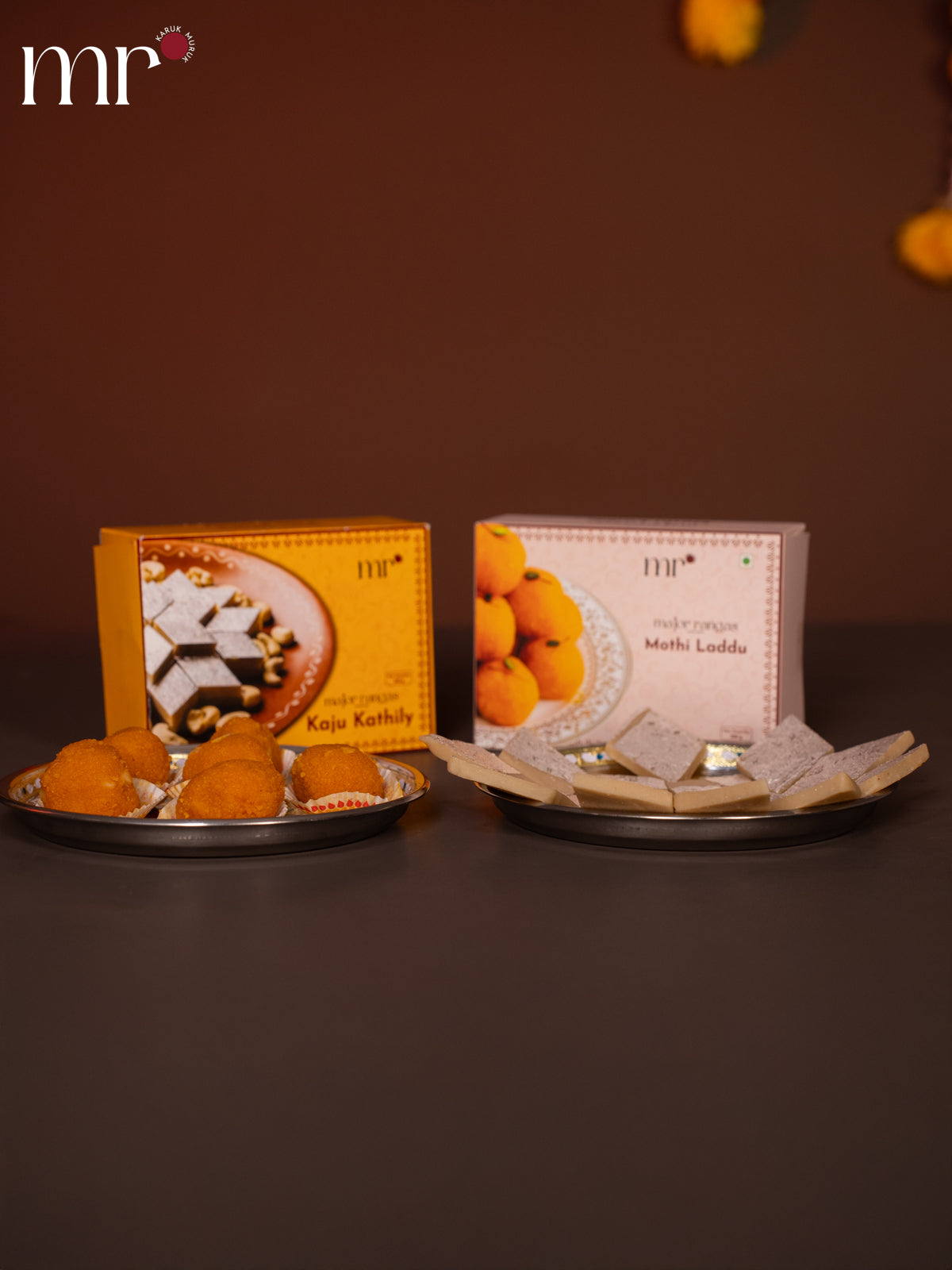 Combo - Murukku, Karasev, Thattai, Mothi laddu & kaju Katli