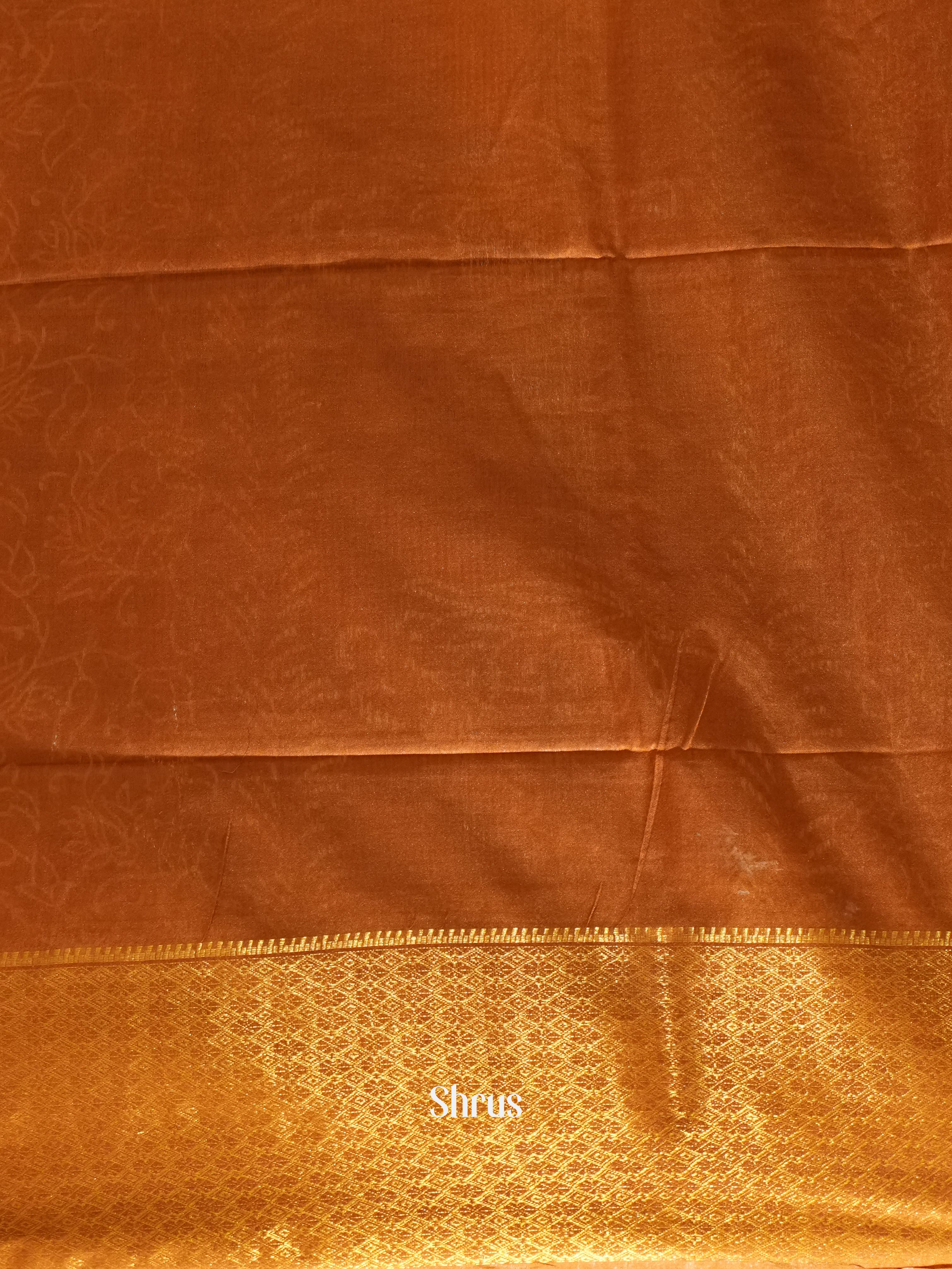 Brick(Single Tone)- Semi Tussar - Shop on ShrusEternity.com