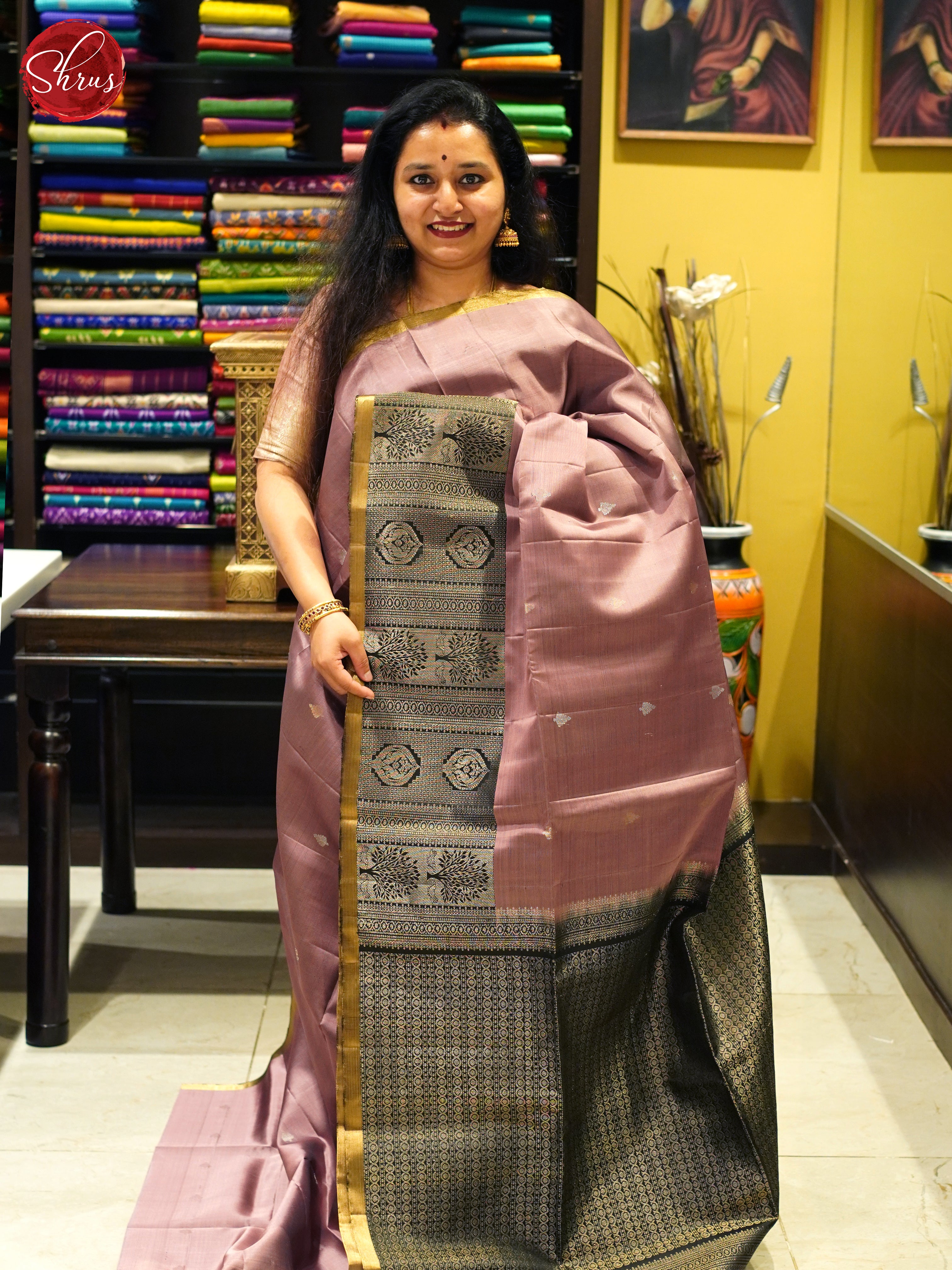 Dusty Dark Onion And Black - Soft Silk - Shop on ShrusEternity.com
