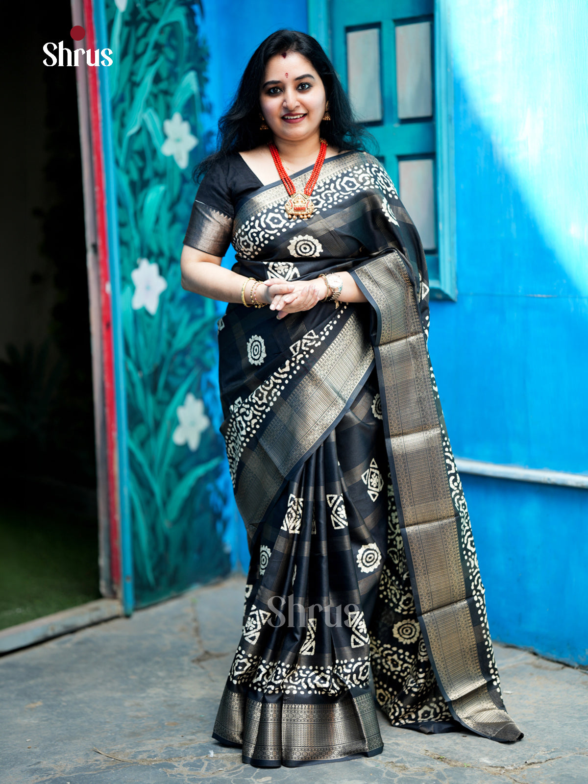 EAS30536 - Semi Crepe - Saree - Shop on Shrus.com