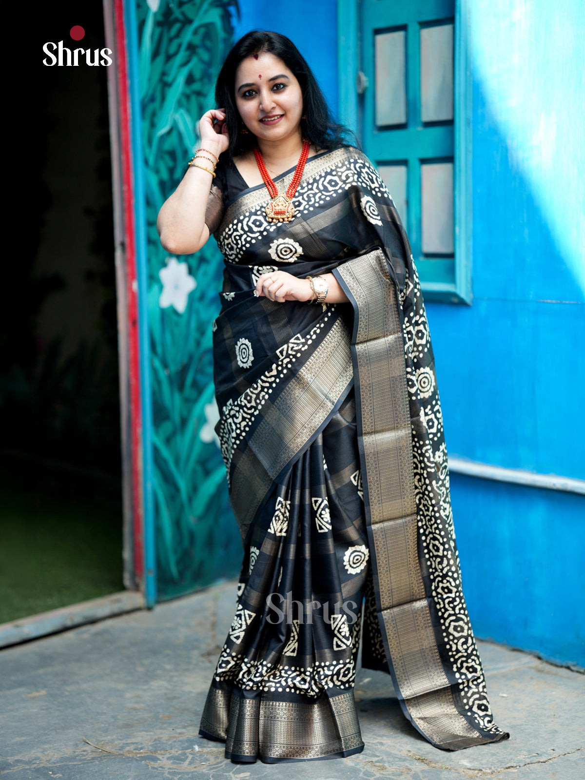 EAS30536 - Semi Crepe - Saree - Shop on Shrus.com